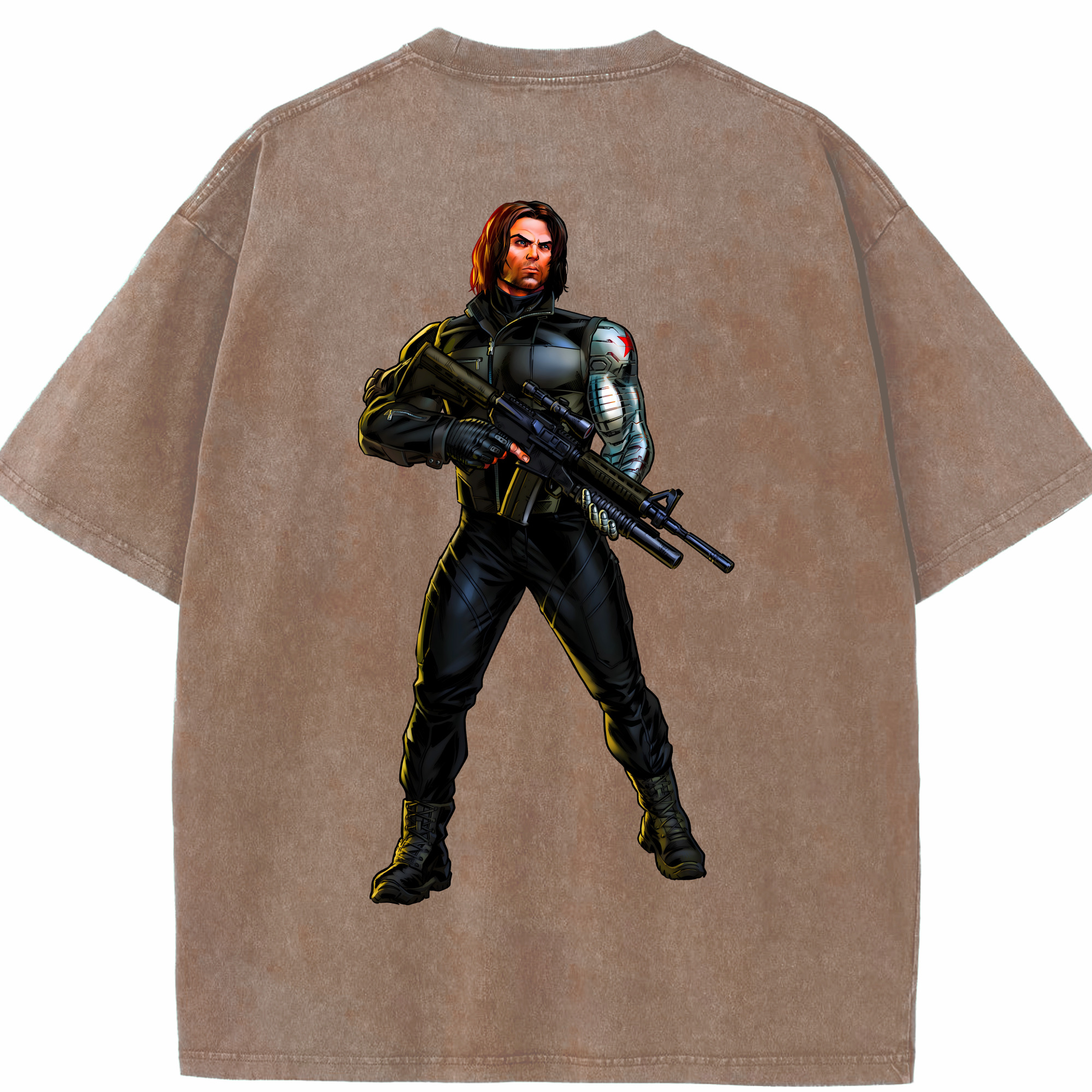 （画像用） アベンジャーズ The Avengers 綿100% ヴィンテージ風 半袖Tシャツ（背面プリント）