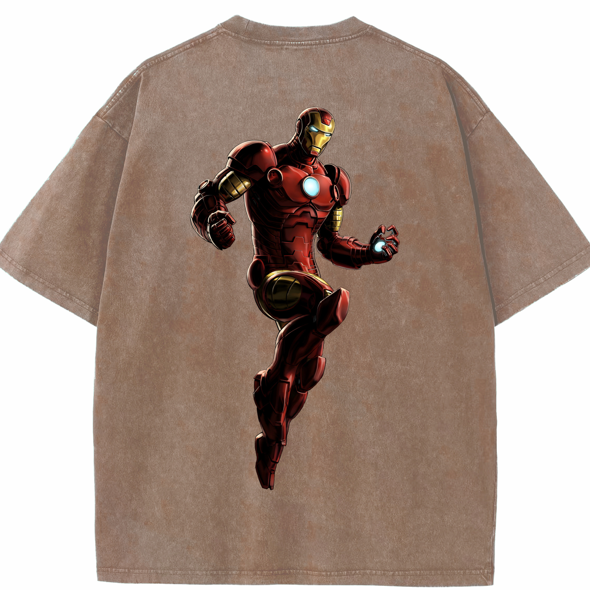 （画像用） アベンジャーズ The Avengers 綿100% ヴィンテージ風 半袖Tシャツ（背面プリント）