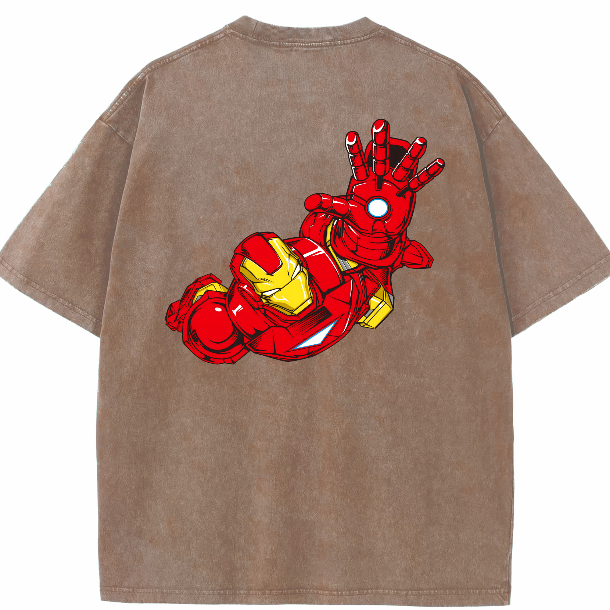 （画像用） アベンジャーズ The Avengers 綿100% ヴィンテージ風 半袖Tシャツ（背面プリント）