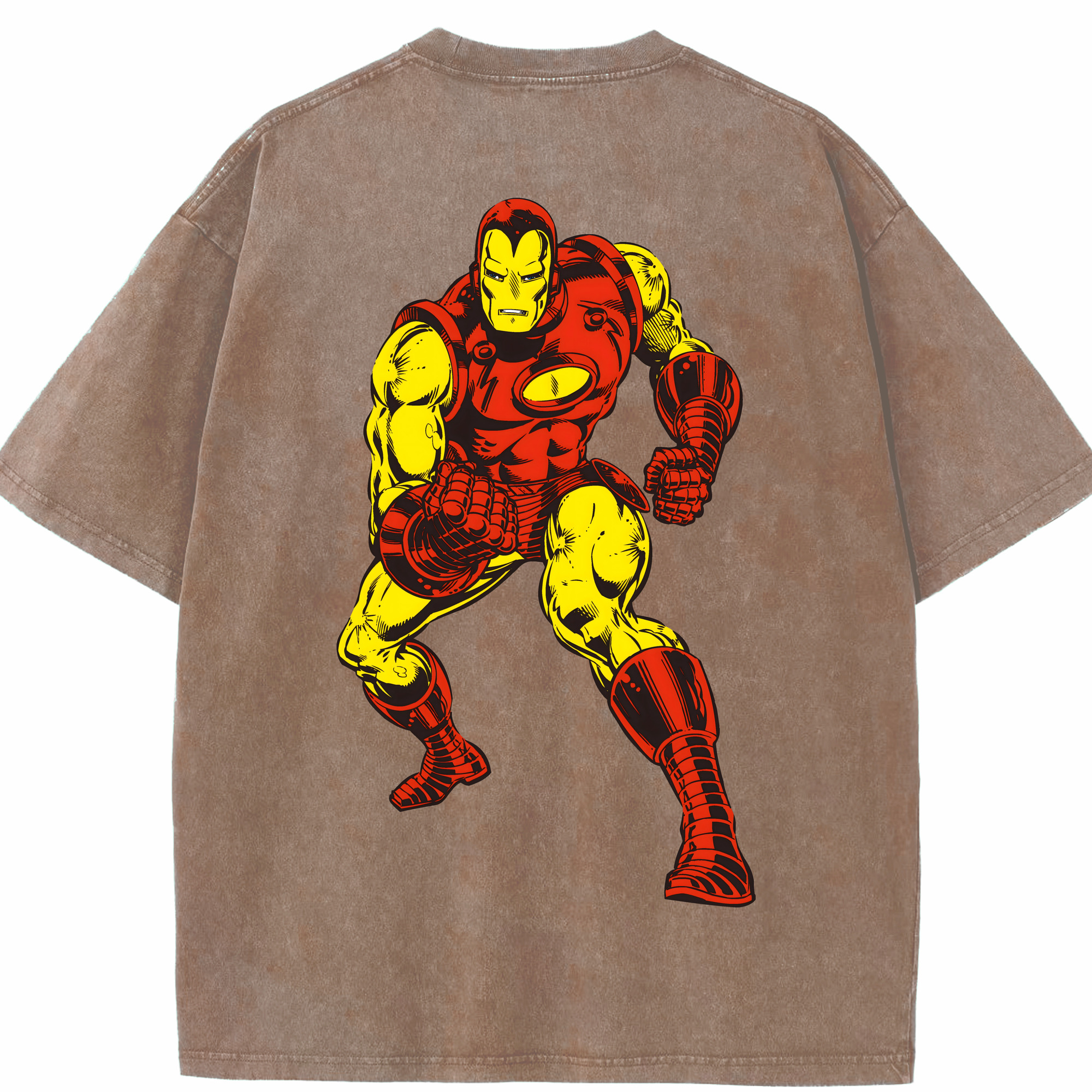 （画像用） アベンジャーズ The Avengers 綿100% ヴィンテージ風 半袖Tシャツ（背面プリント）