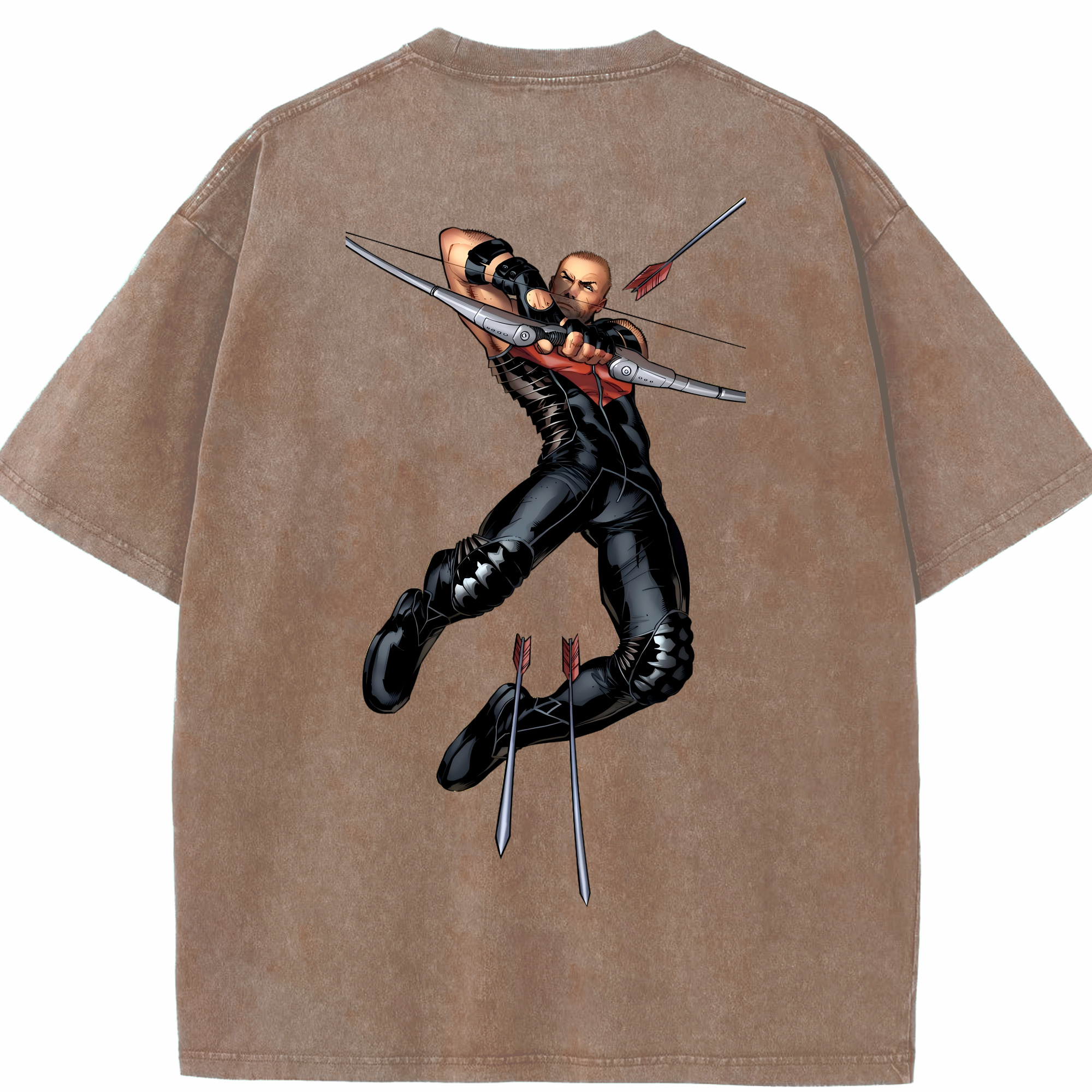（画像用） アベンジャーズ The Avengers 綿100% ヴィンテージ風 半袖Tシャツ（背面プリント）