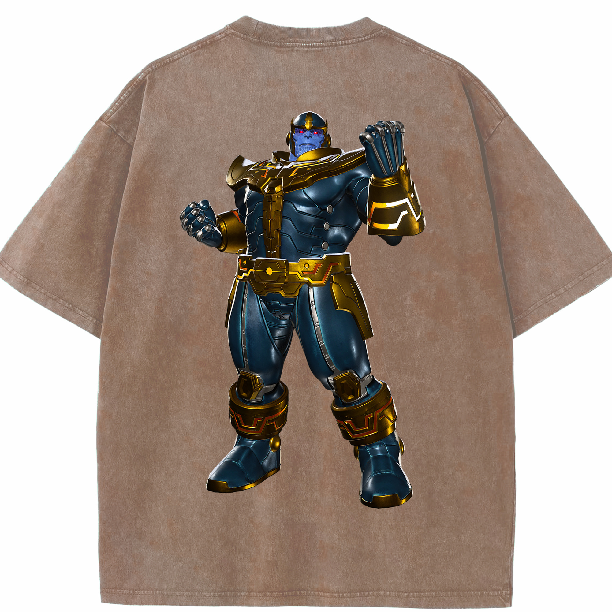 （画像用） アベンジャーズ The Avengers 綿100% ヴィンテージ風 半袖Tシャツ（背面プリント）