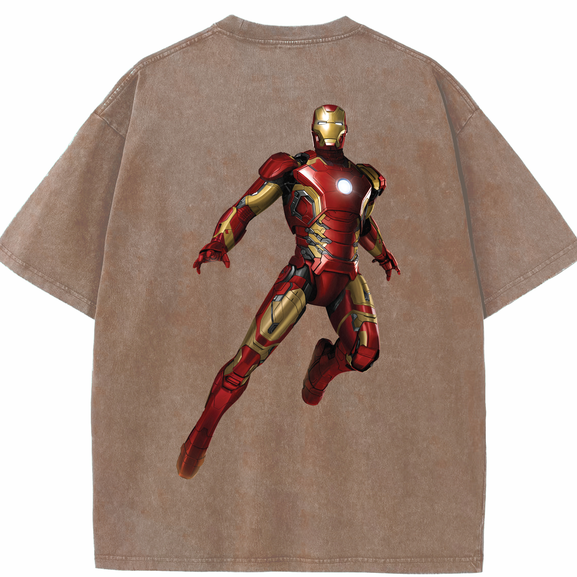 （画像用） アベンジャーズ The Avengers 綿100% ヴィンテージ風 半袖Tシャツ（背面プリント）