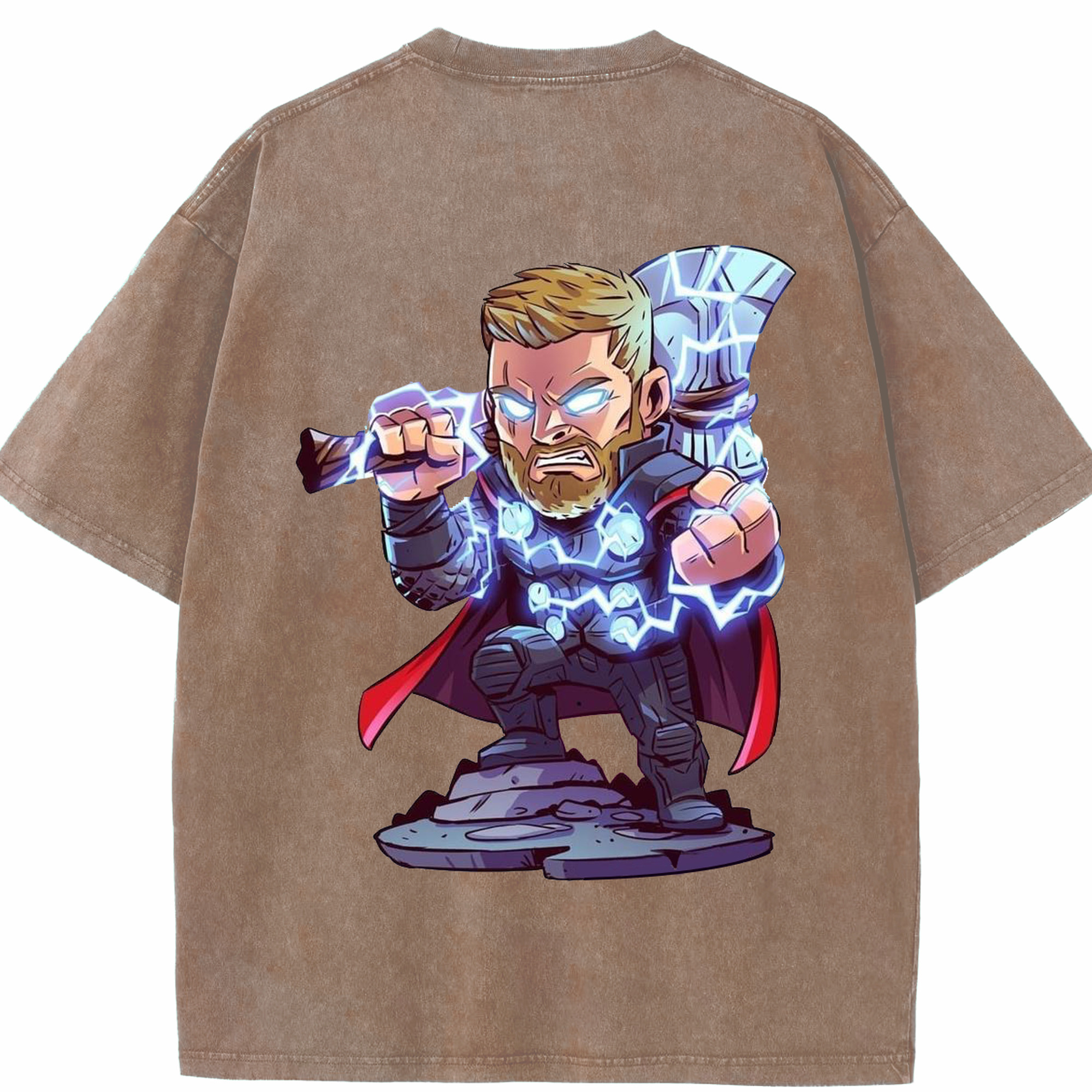 （画像用） アベンジャーズ The Avengers 綿100% ヴィンテージ風 半袖Tシャツ（背面プリント）
