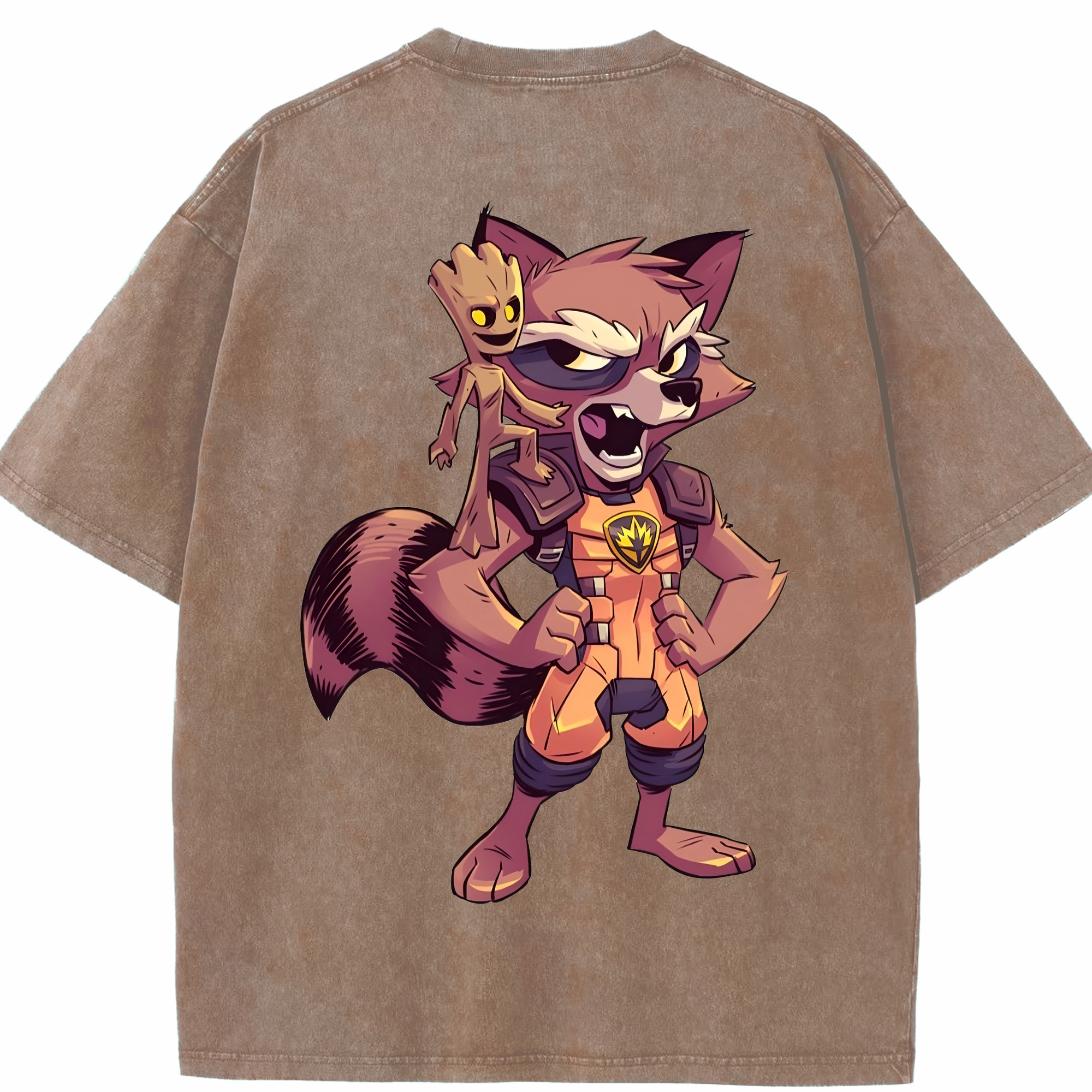 （画像用） アベンジャーズ The Avengers 綿100% ヴィンテージ風 半袖Tシャツ（背面プリント）