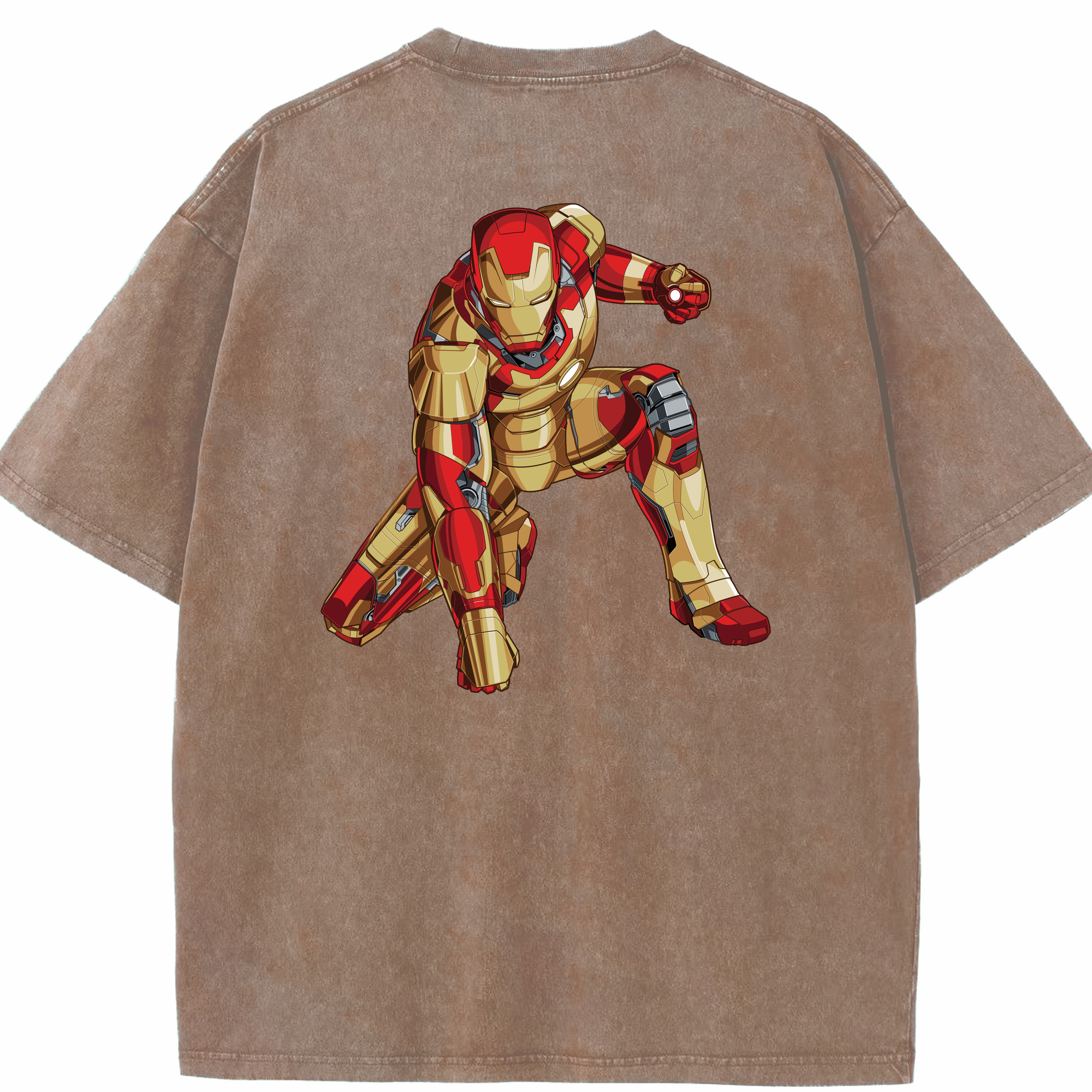（画像用） アベンジャーズ The Avengers 綿100% ヴィンテージ風 半袖Tシャツ（背面プリント）