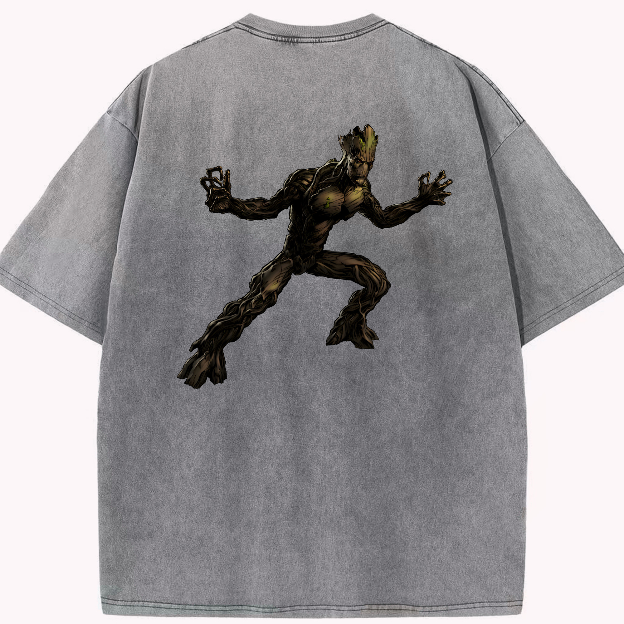 （画像用） アベンジャーズ The Avengers 綿100% ヴィンテージ風 半袖Tシャツ（背面プリント）