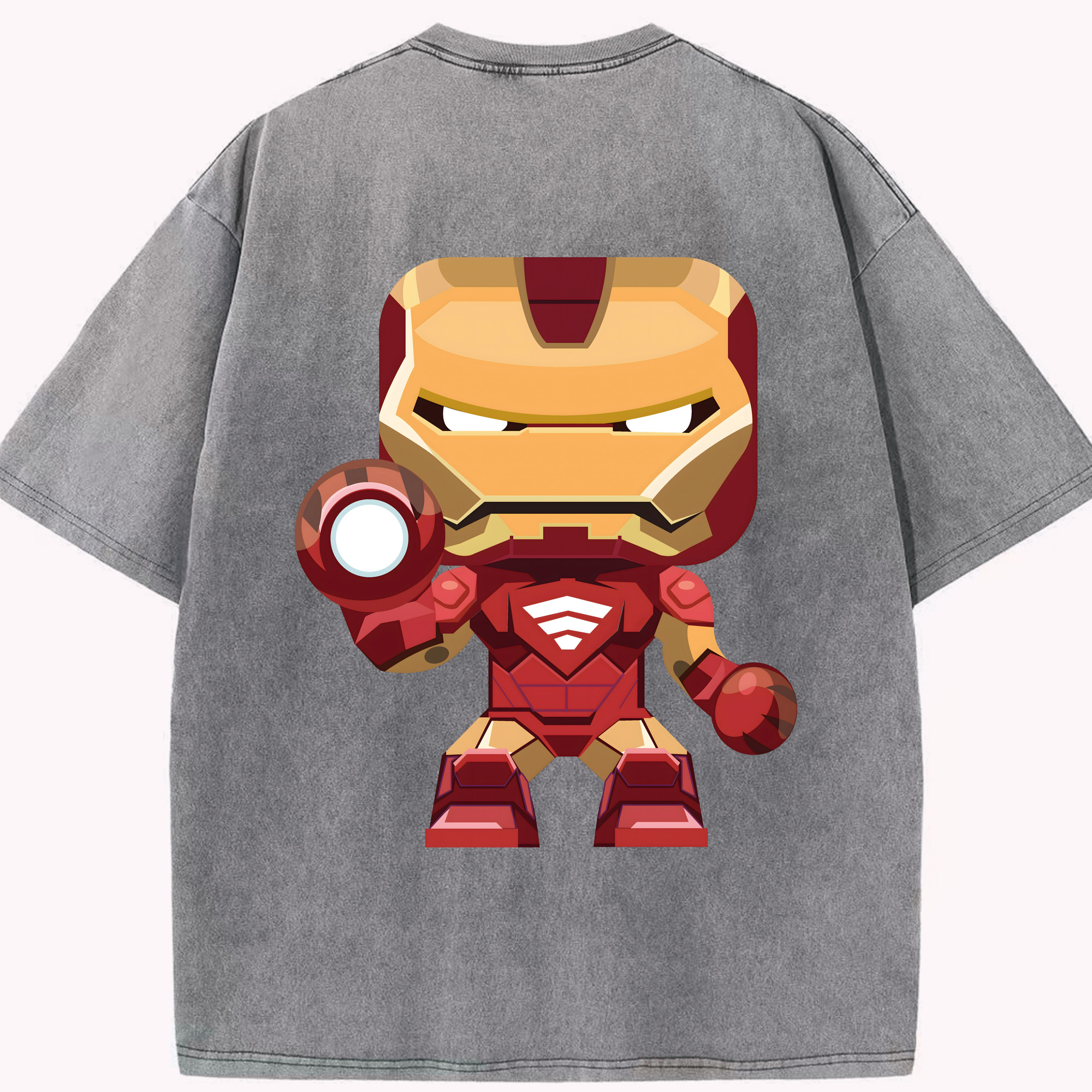 （画像用） アベンジャーズ The Avengers 綿100% ヴィンテージ風 半袖Tシャツ（背面プリント）
