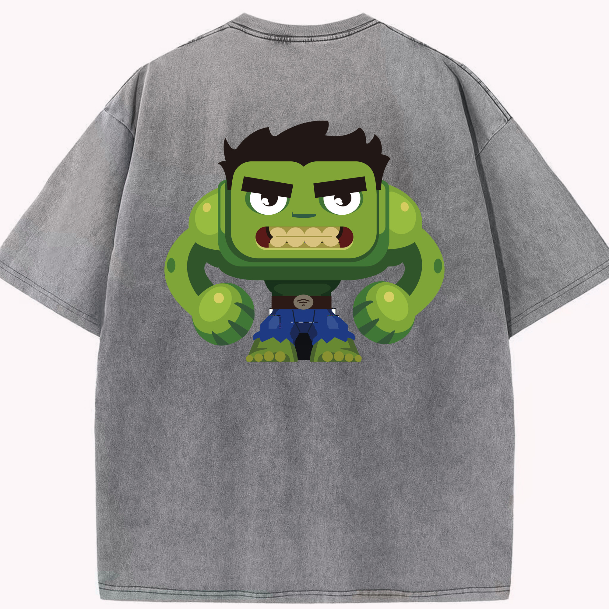 （画像用） アベンジャーズ The Avengers 綿100% ヴィンテージ風 半袖Tシャツ（背面プリント）