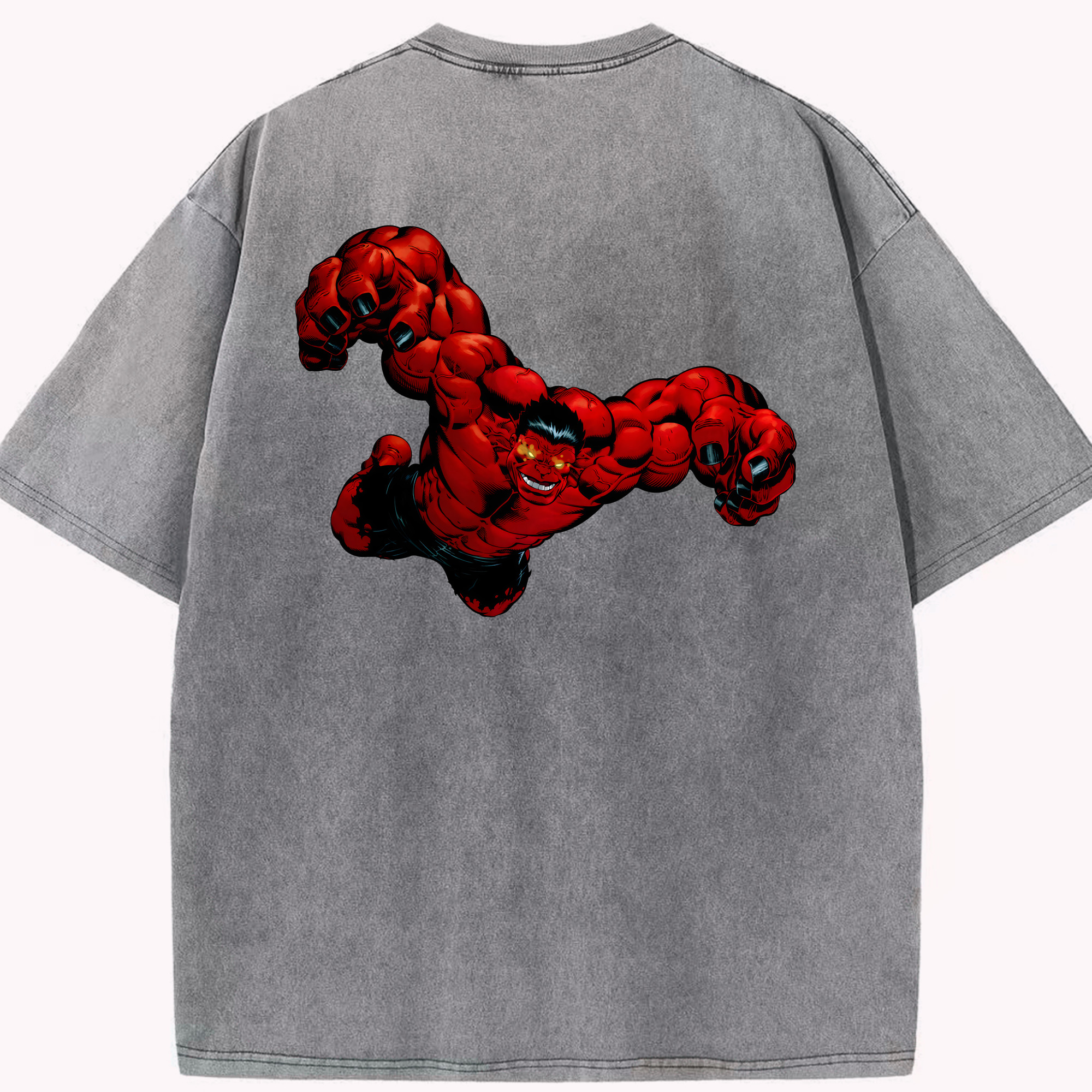 （画像用） アベンジャーズ The Avengers 綿100% ヴィンテージ風 半袖Tシャツ（背面プリント）