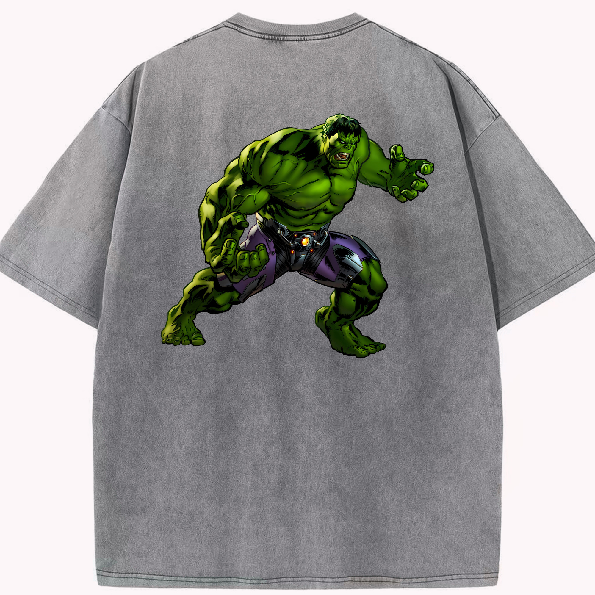 （画像用） アベンジャーズ The Avengers 綿100% ヴィンテージ風 半袖Tシャツ（背面プリント）