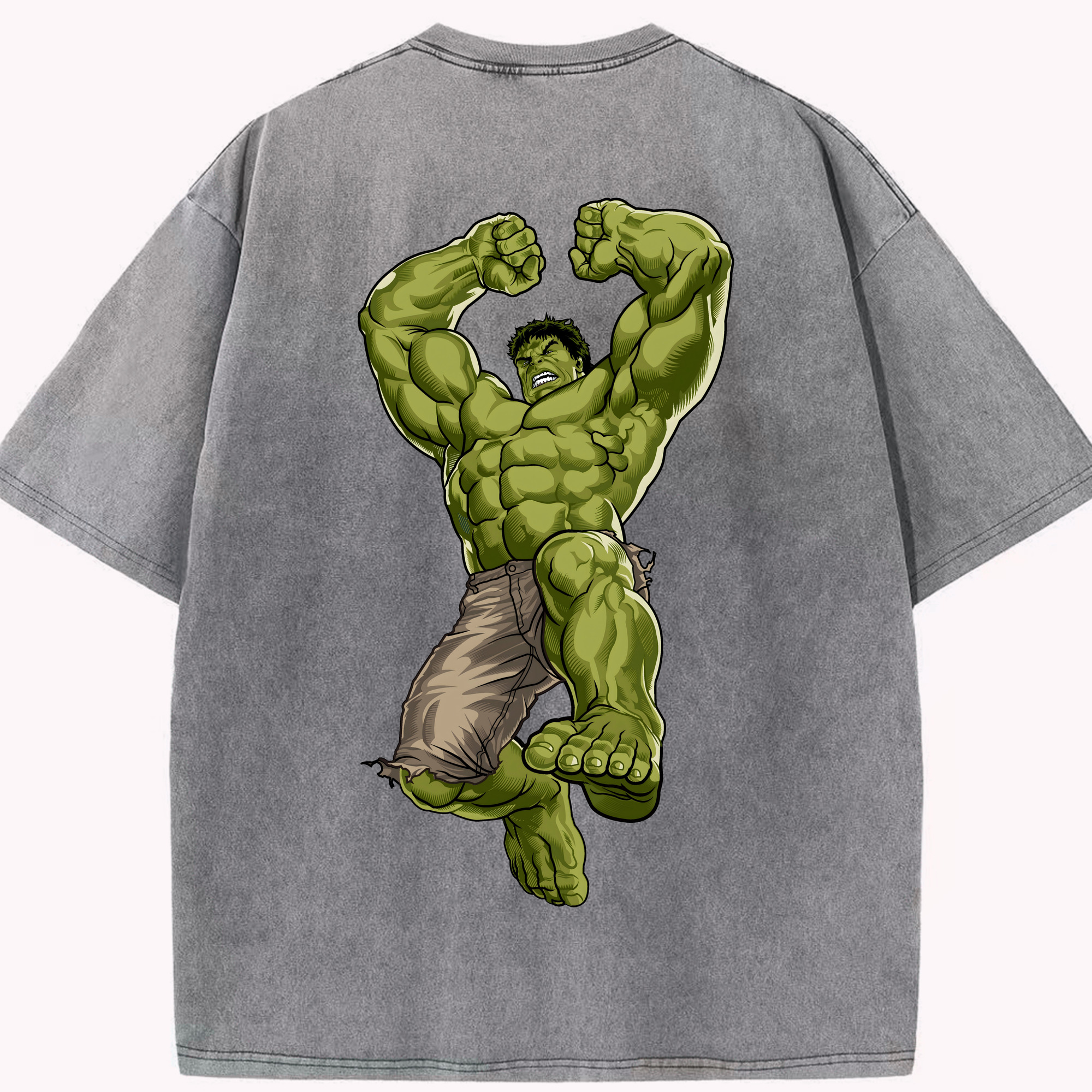 （画像用） アベンジャーズ The Avengers 綿100% ヴィンテージ風 半袖Tシャツ（背面プリント）