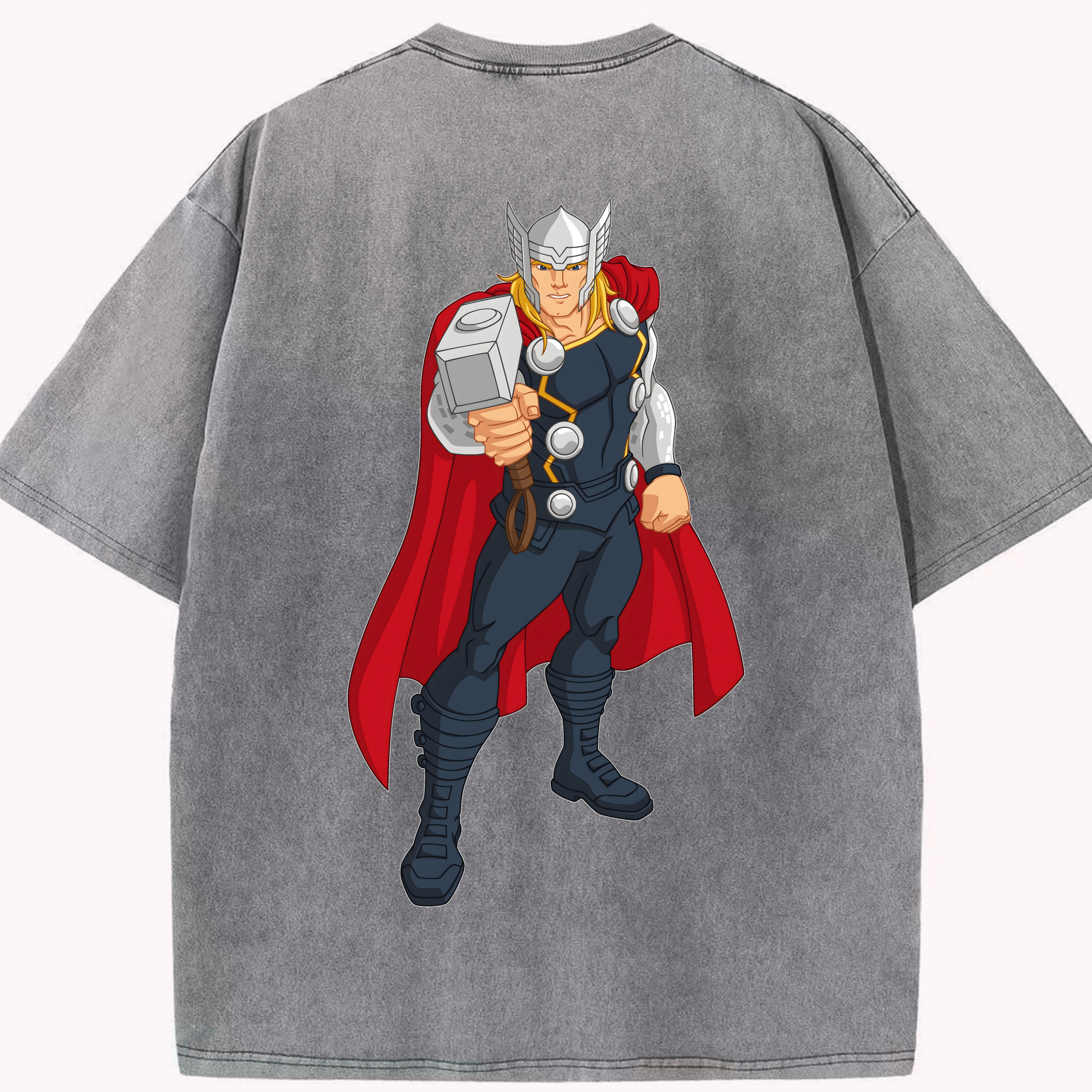 （画像用） アベンジャーズ The Avengers 綿100% ヴィンテージ風 半袖Tシャツ（背面プリント）