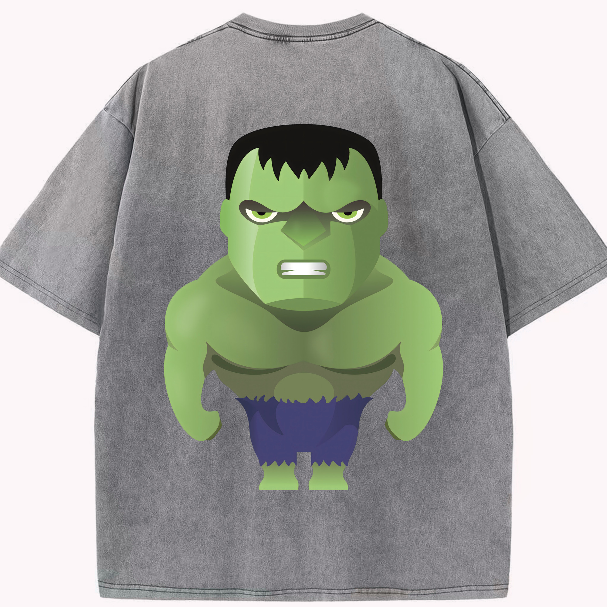 （画像用） アベンジャーズ The Avengers 綿100% ヴィンテージ風 半袖Tシャツ（背面プリント）
