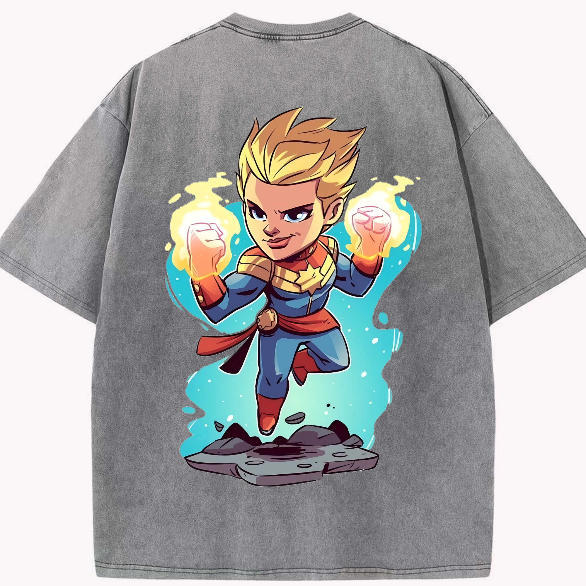 （画像用） アベンジャーズ The Avengers 綿100% ヴィンテージ風 半袖Tシャツ（背面プリント）