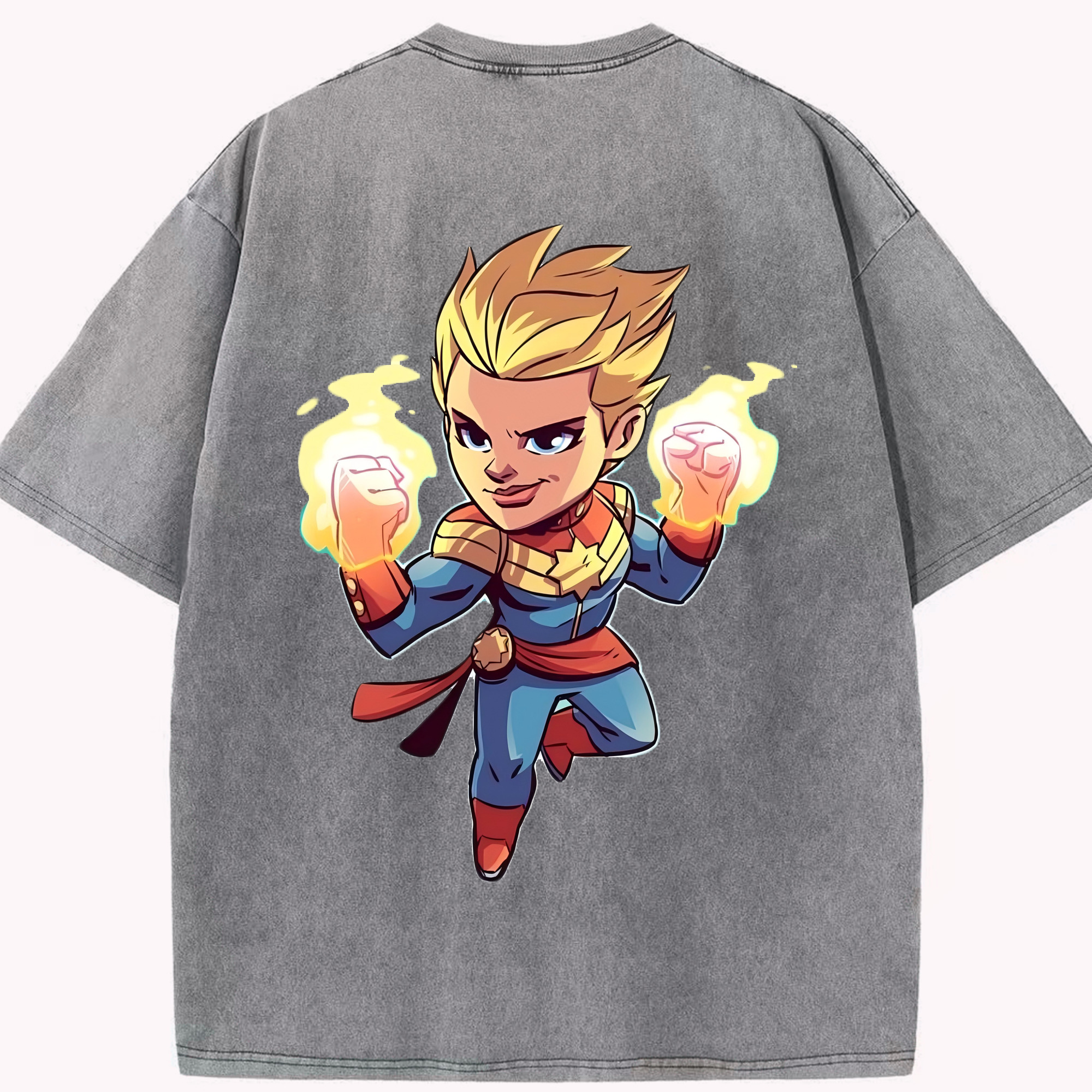 （画像用） アベンジャーズ The Avengers 綿100% ヴィンテージ風 半袖Tシャツ（背面プリント）