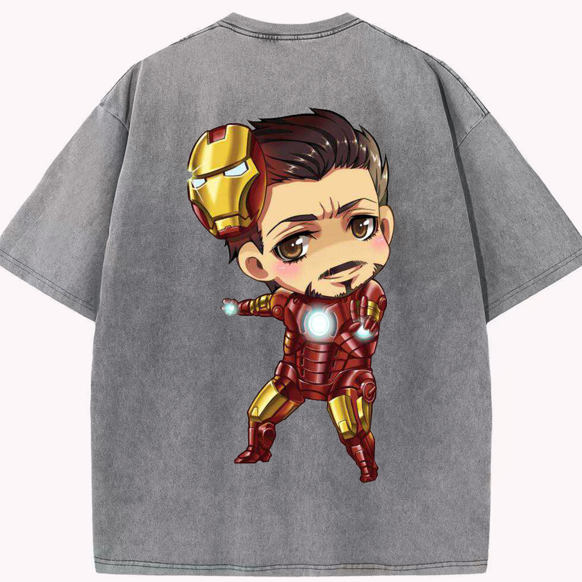 （画像用） アベンジャーズ The Avengers 綿100% ヴィンテージ風 半袖Tシャツ（背面プリント）