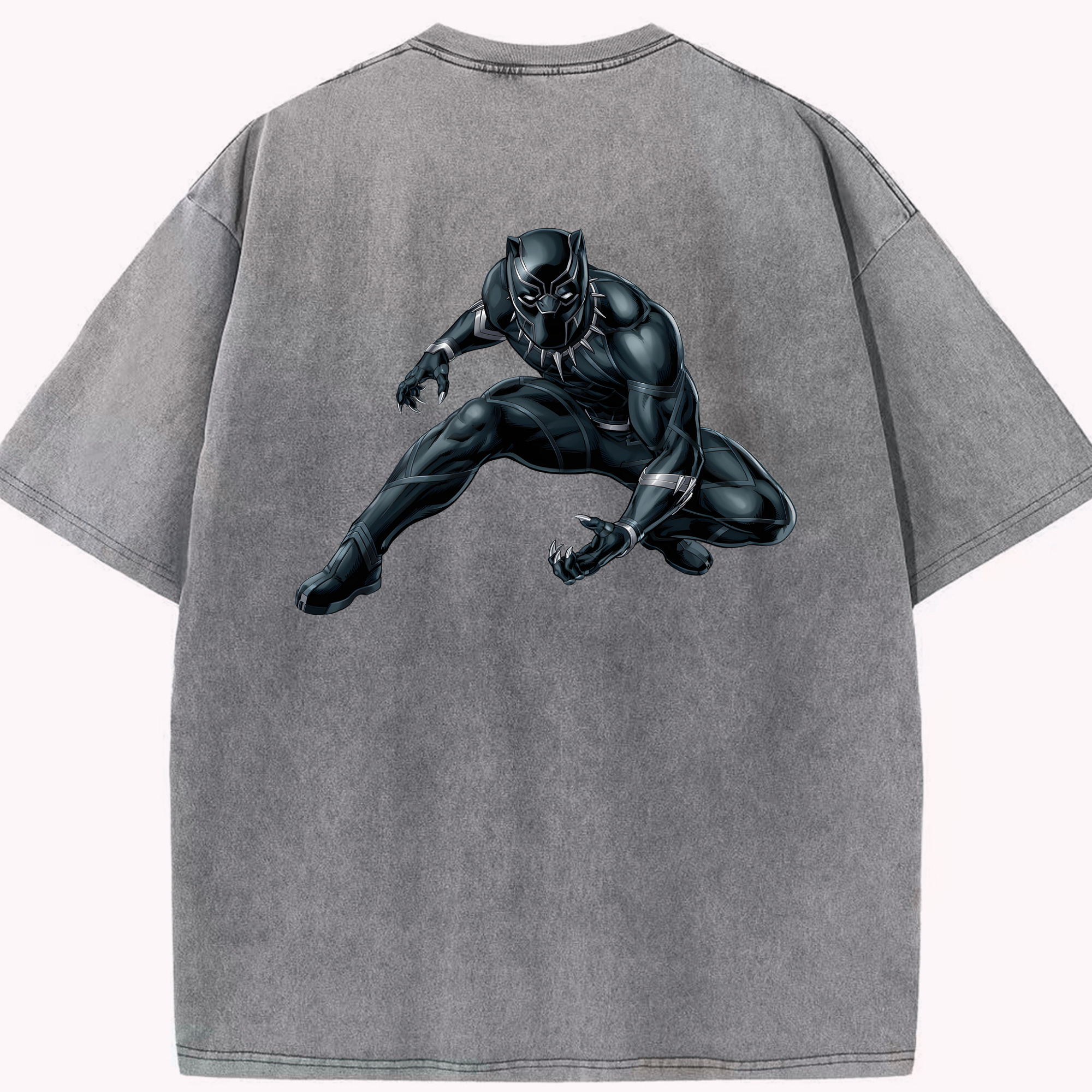 （画像用） アベンジャーズ The Avengers 綿100% ヴィンテージ風 半袖Tシャツ（背面プリント）