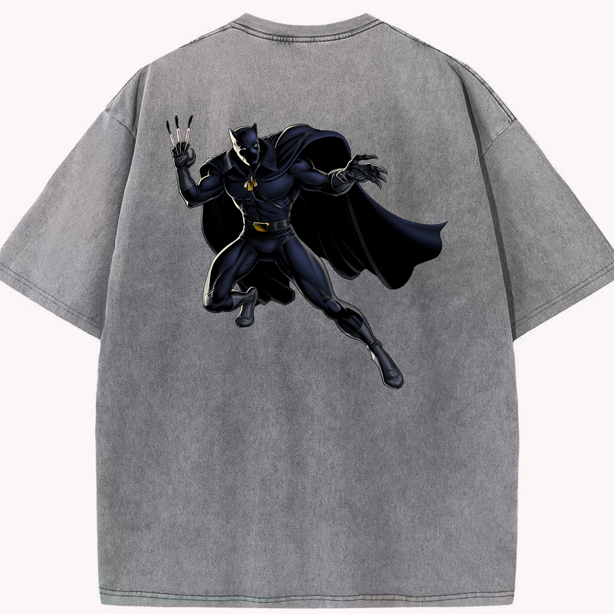 （画像用） アベンジャーズ The Avengers 綿100% ヴィンテージ風 半袖Tシャツ（背面プリント）