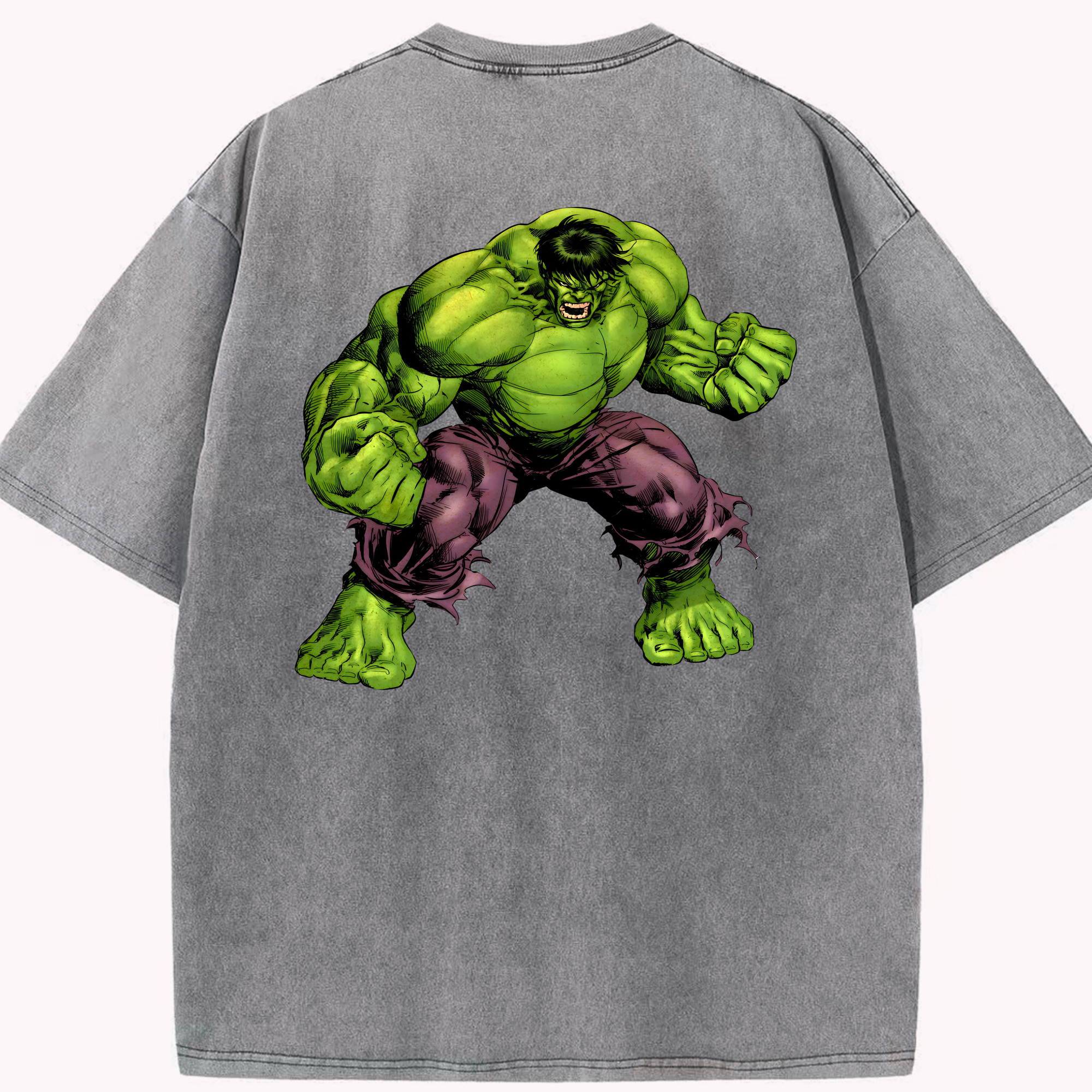 （画像用） アベンジャーズ The Avengers 綿100% ヴィンテージ風 半袖Tシャツ（背面プリント）