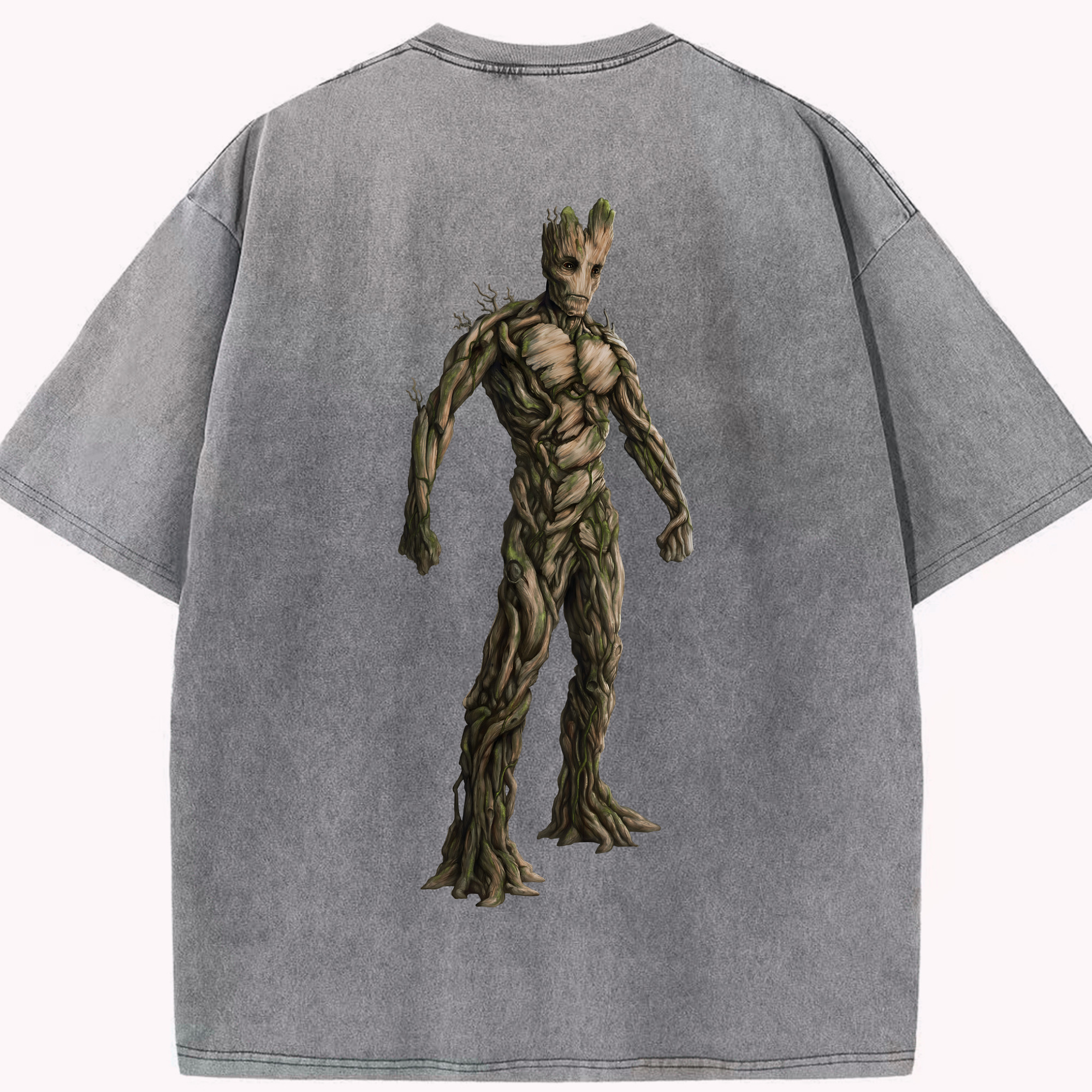 （画像用） アベンジャーズ The Avengers 綿100% ヴィンテージ風 半袖Tシャツ（背面プリント）