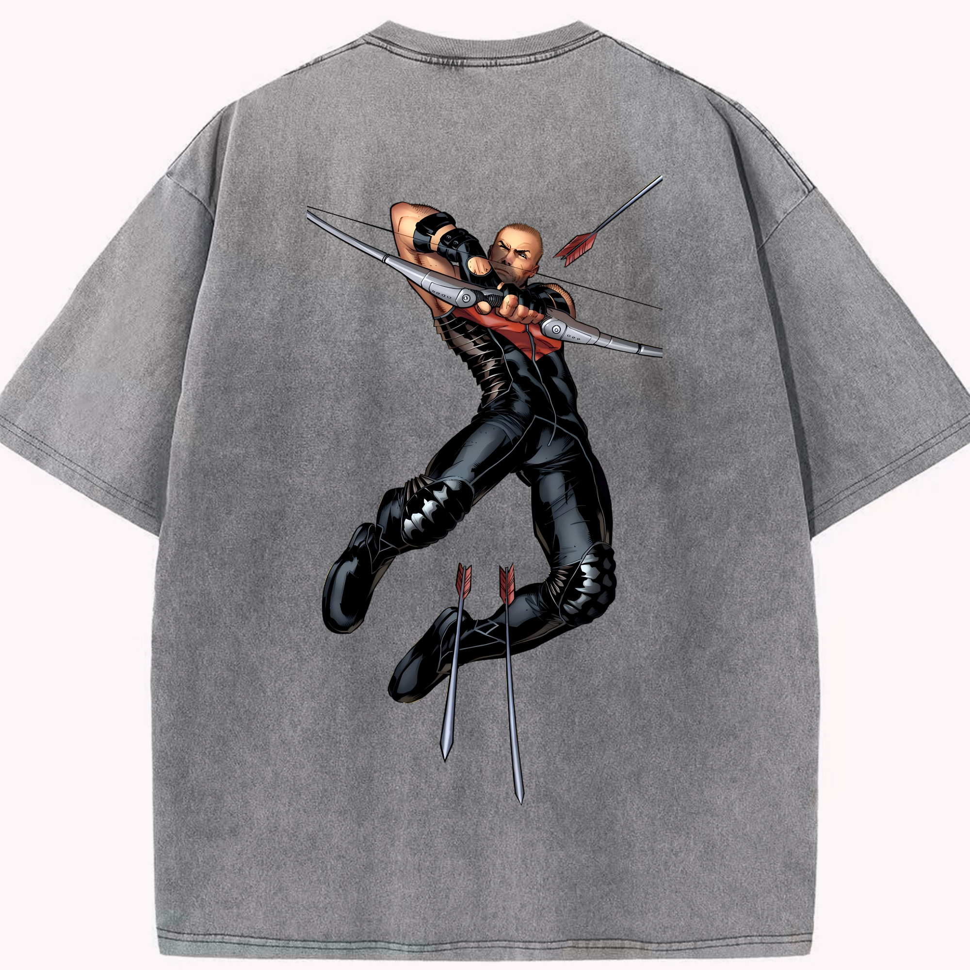 （画像用） アベンジャーズ The Avengers 綿100% ヴィンテージ風 半袖Tシャツ（背面プリント）