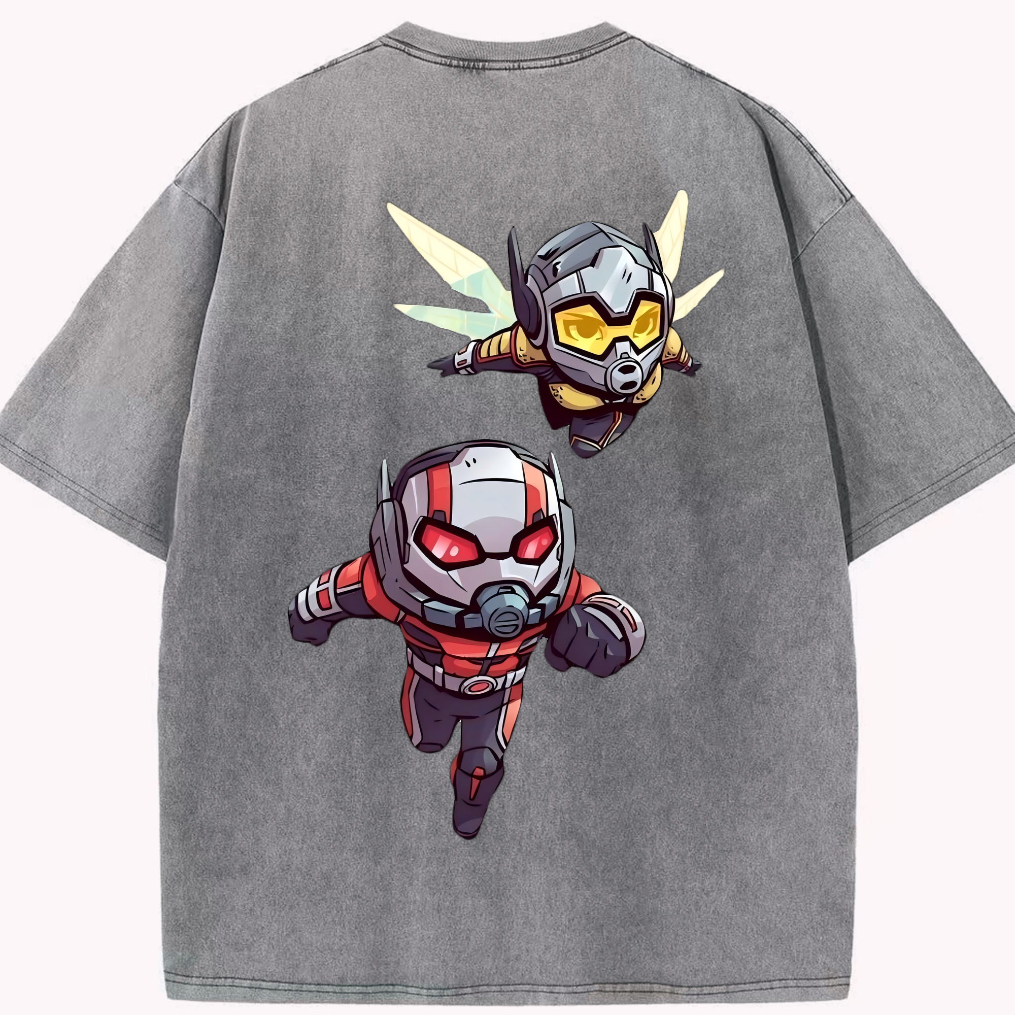 （画像用） アベンジャーズ The Avengers 綿100% ヴィンテージ風 半袖Tシャツ（背面プリント）