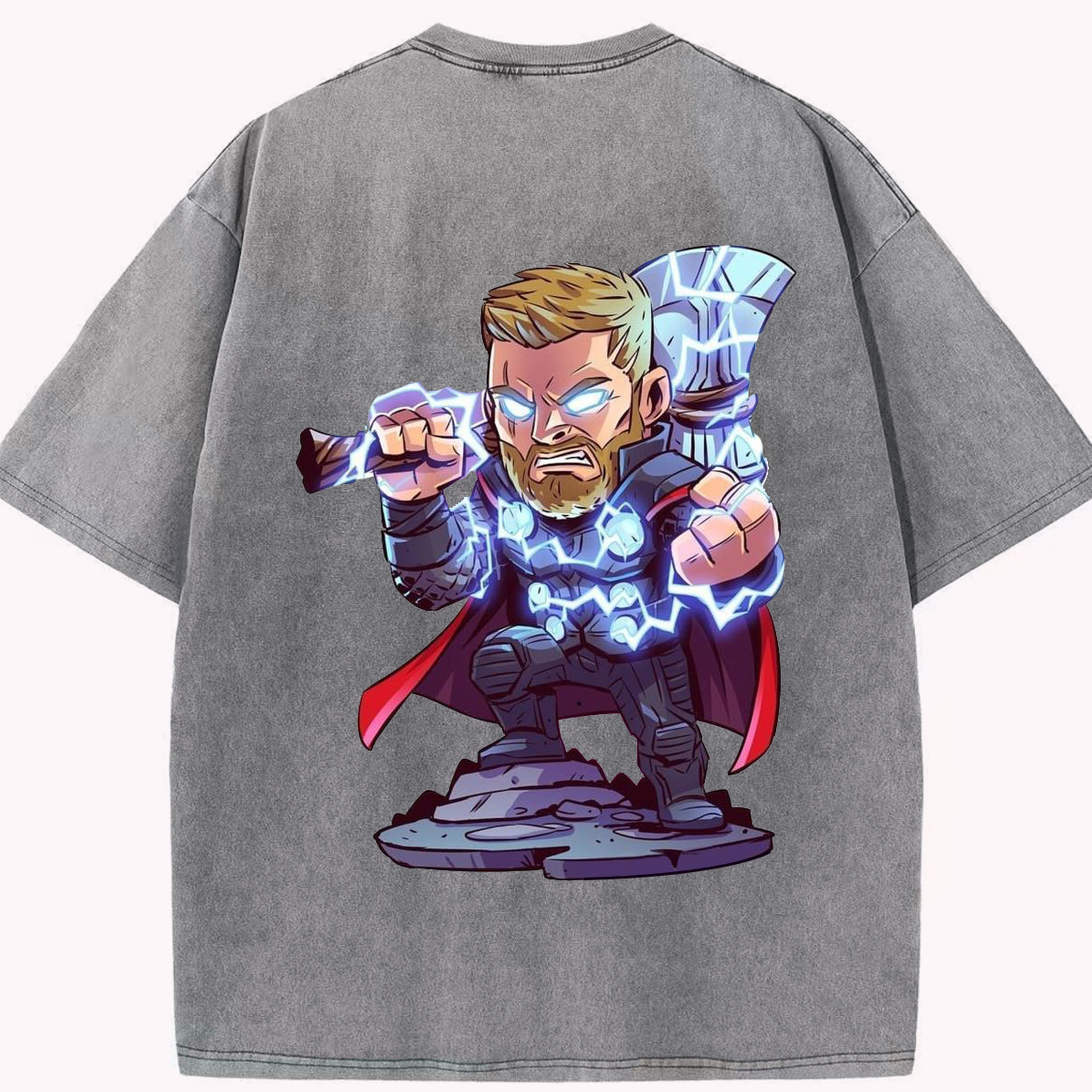 （画像用） アベンジャーズ The Avengers 綿100% ヴィンテージ風 半袖Tシャツ（背面プリント）