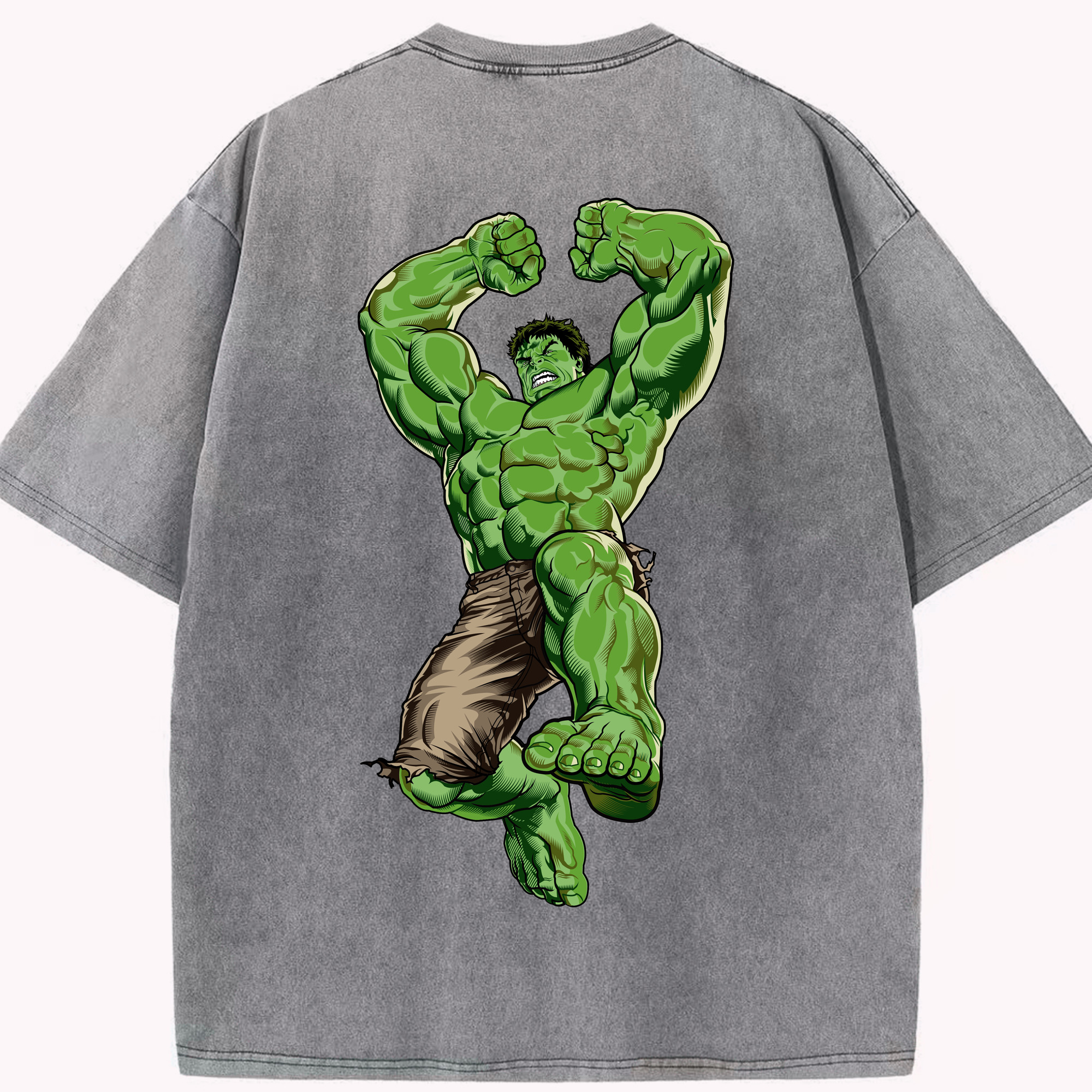 （画像用） アベンジャーズ The Avengers 綿100% ヴィンテージ風 半袖Tシャツ（背面プリント）