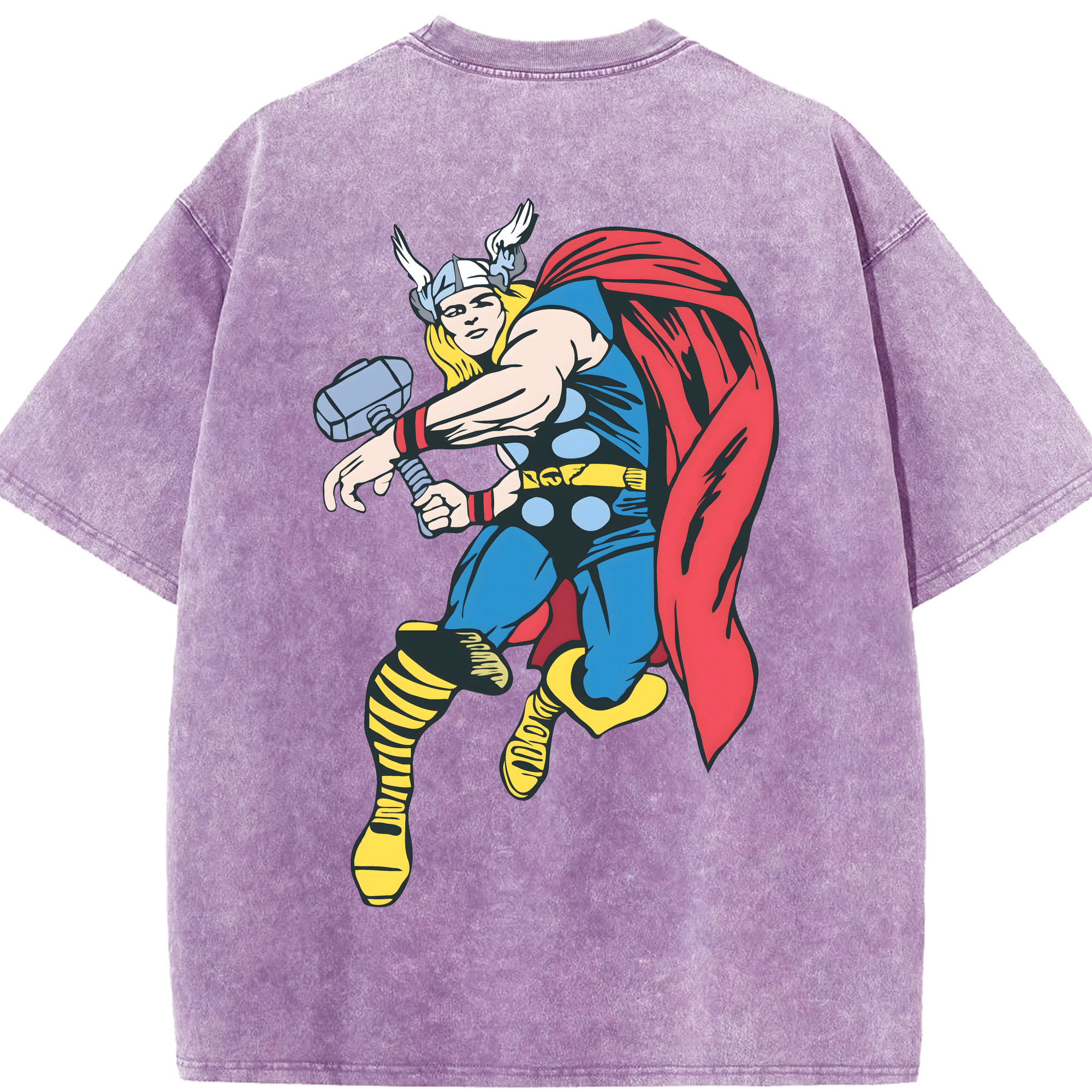 （画像用） アベンジャーズ The Avengers 綿100% ヴィンテージ風 半袖Tシャツ（背面プリント）