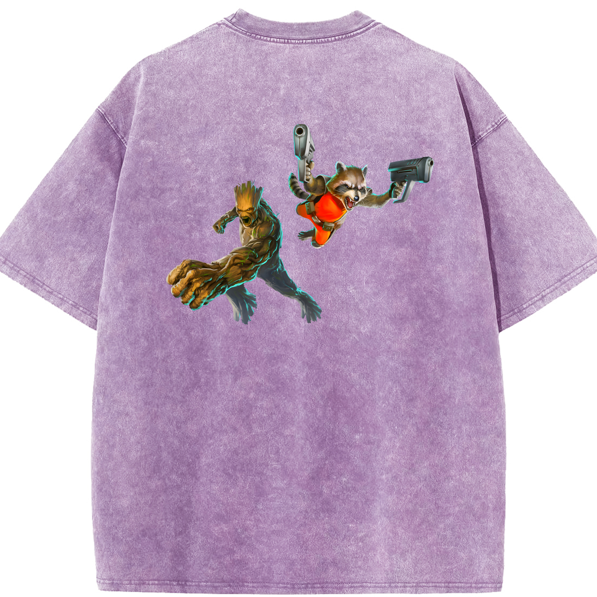 （画像用） アベンジャーズ The Avengers 綿100% ヴィンテージ風 半袖Tシャツ（背面プリント）