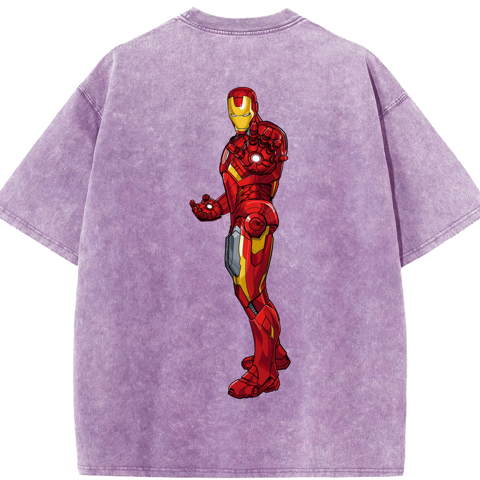 （画像用） アベンジャーズ The Avengers 綿100% ヴィンテージ風 半袖Tシャツ（背面プリント）