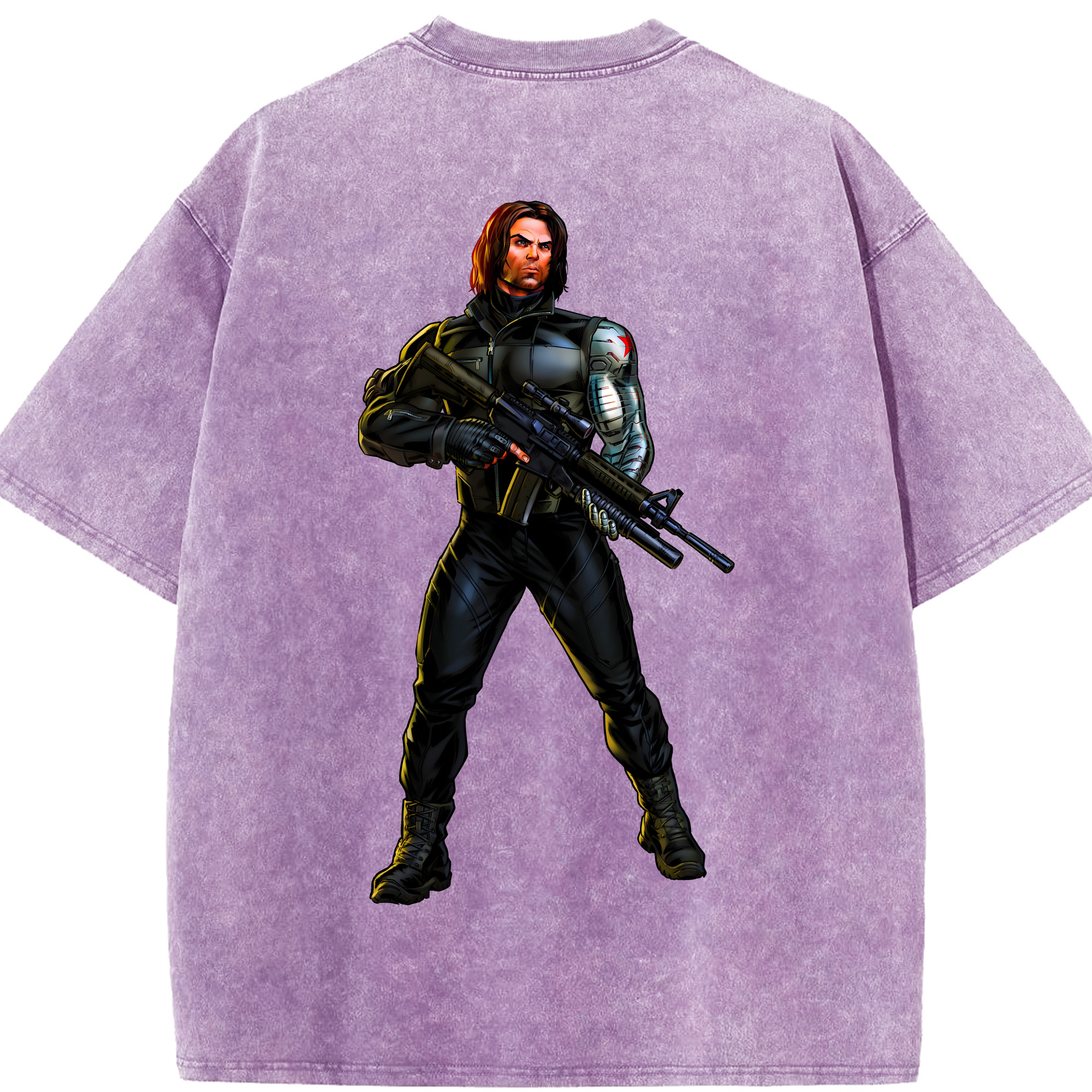 （画像用） アベンジャーズ The Avengers 綿100% ヴィンテージ風 半袖Tシャツ（背面プリント）