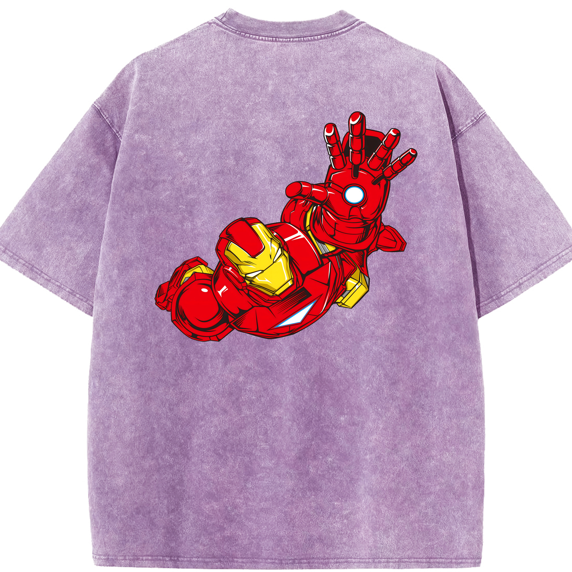 （画像用） アベンジャーズ The Avengers 綿100% ヴィンテージ風 半袖Tシャツ（背面プリント）