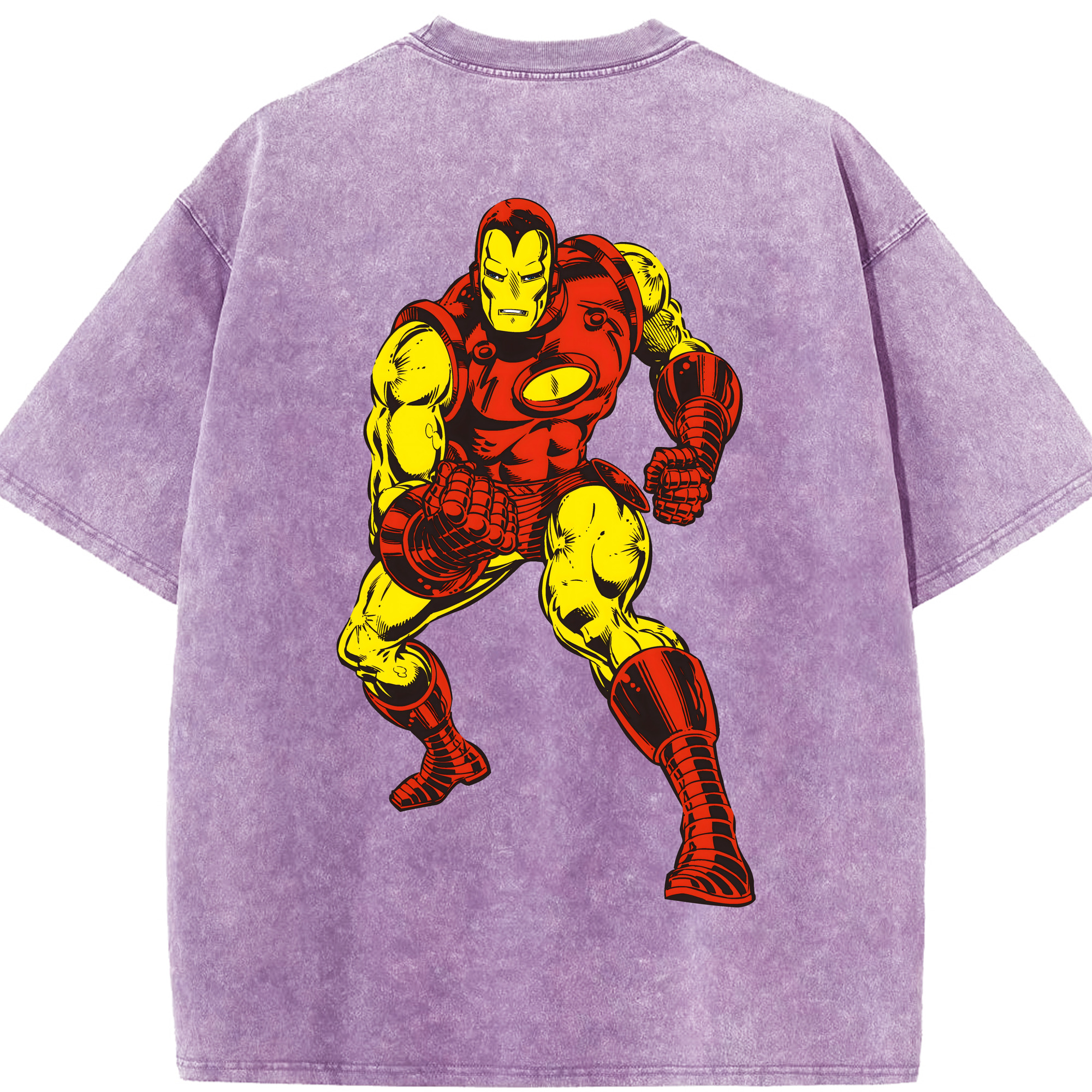 （画像用） アベンジャーズ The Avengers 綿100% ヴィンテージ風 半袖Tシャツ（背面プリント）