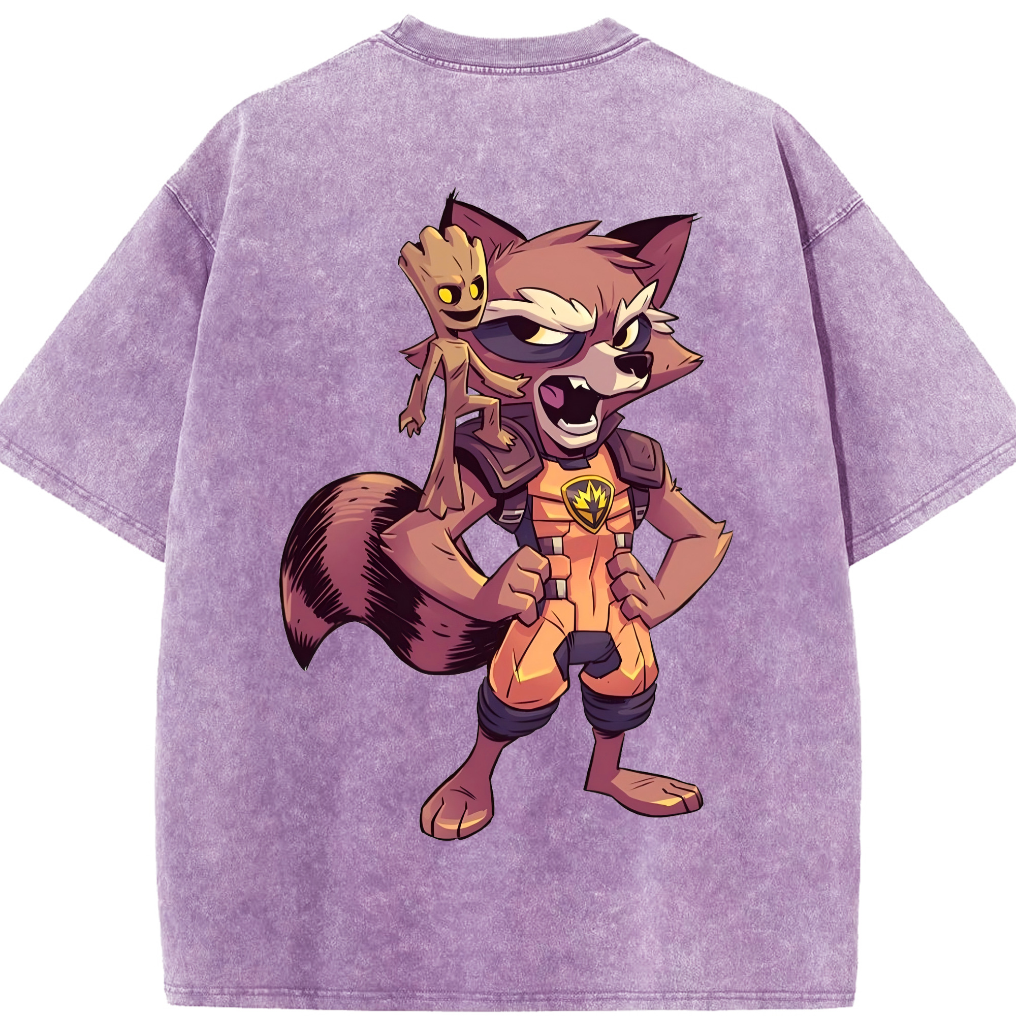 （画像用） アベンジャーズ The Avengers 綿100% ヴィンテージ風 半袖Tシャツ（背面プリント）