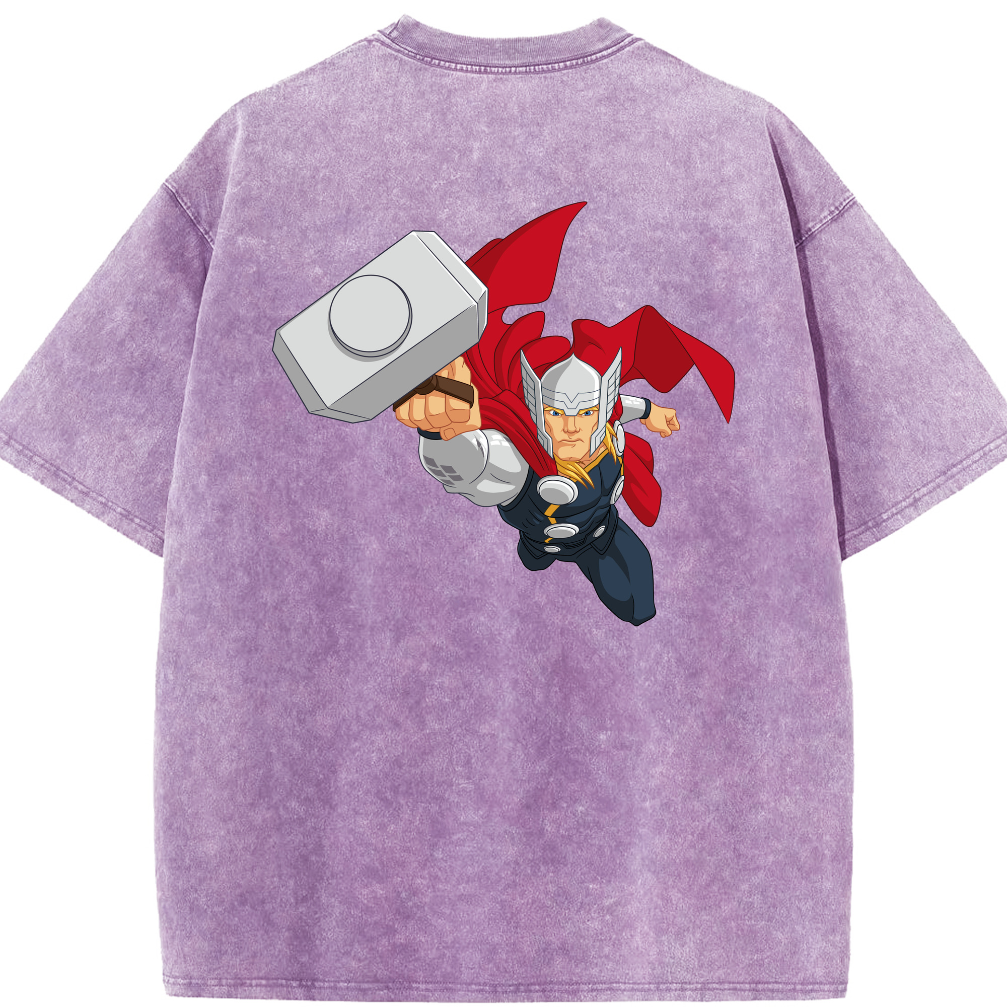 （画像用） アベンジャーズ The Avengers 綿100% ヴィンテージ風 半袖Tシャツ（背面プリント）