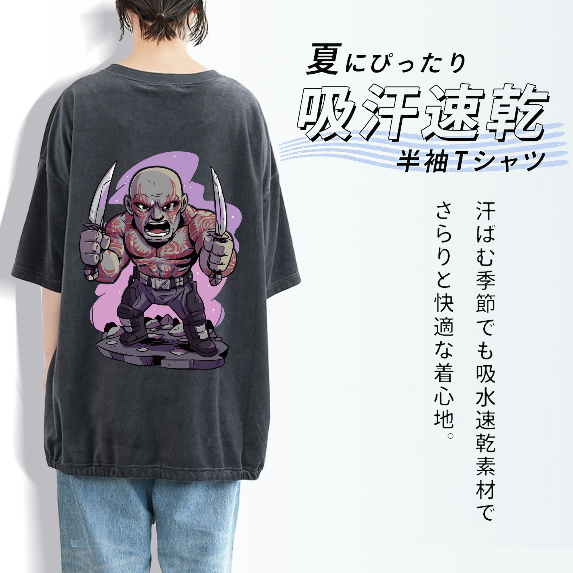 アベンジャーズ The Avengers 綿100% ヴィンテージ風 半袖Tシャツ（背面プリント）