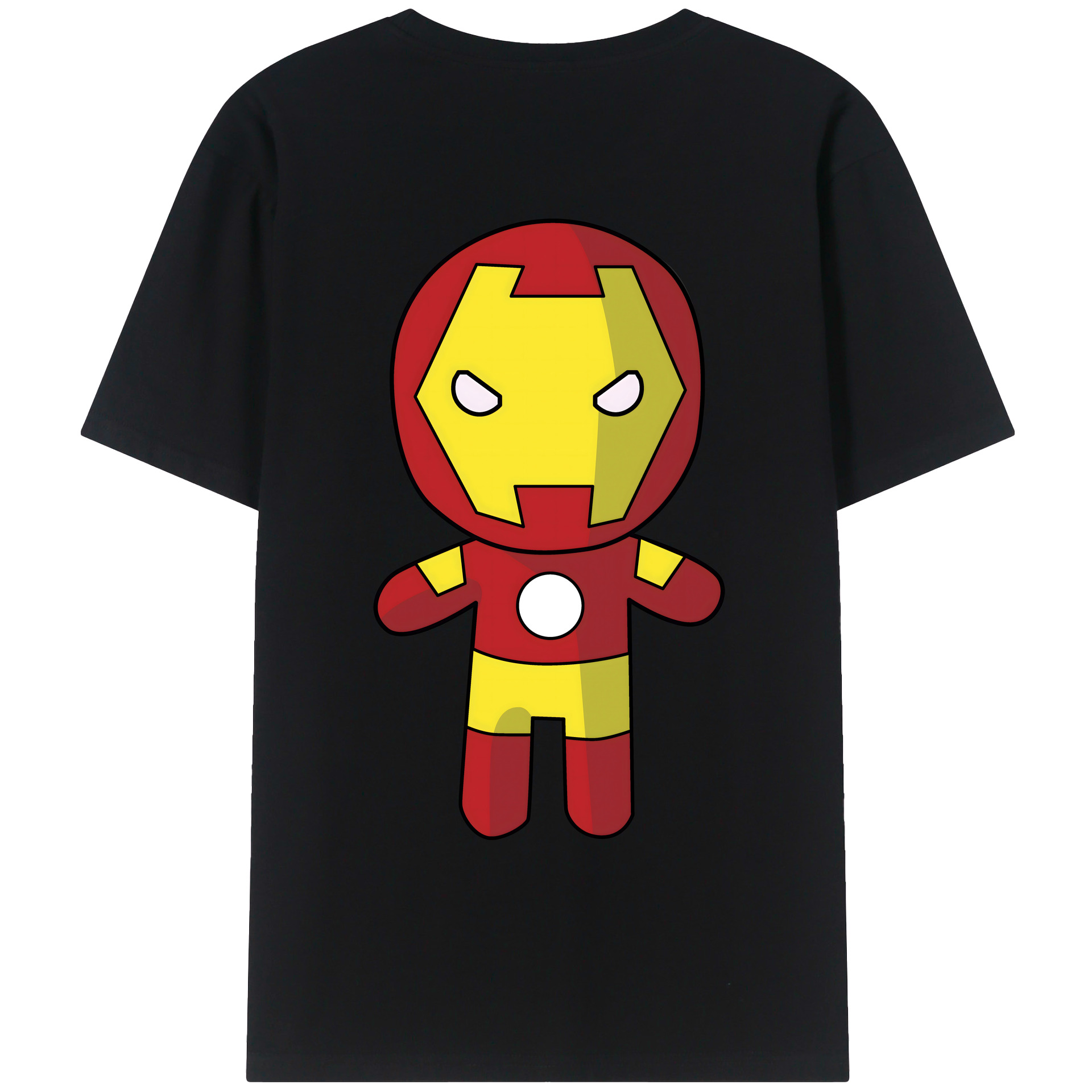 （画像用） アベンジャーズ The Avengers 綿100％ メンズ半袖Tシャツ（バックプリント） 通気性