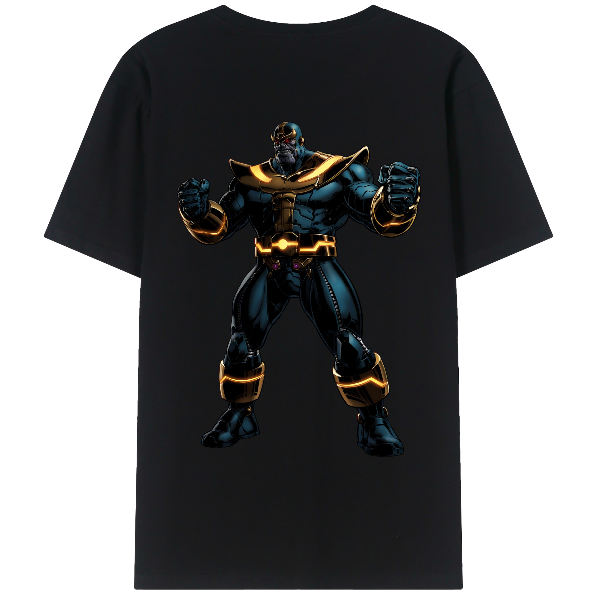 （画像用） アベンジャーズ The Avengers 綿100％ メンズ半袖Tシャツ（バックプリント） 通気性