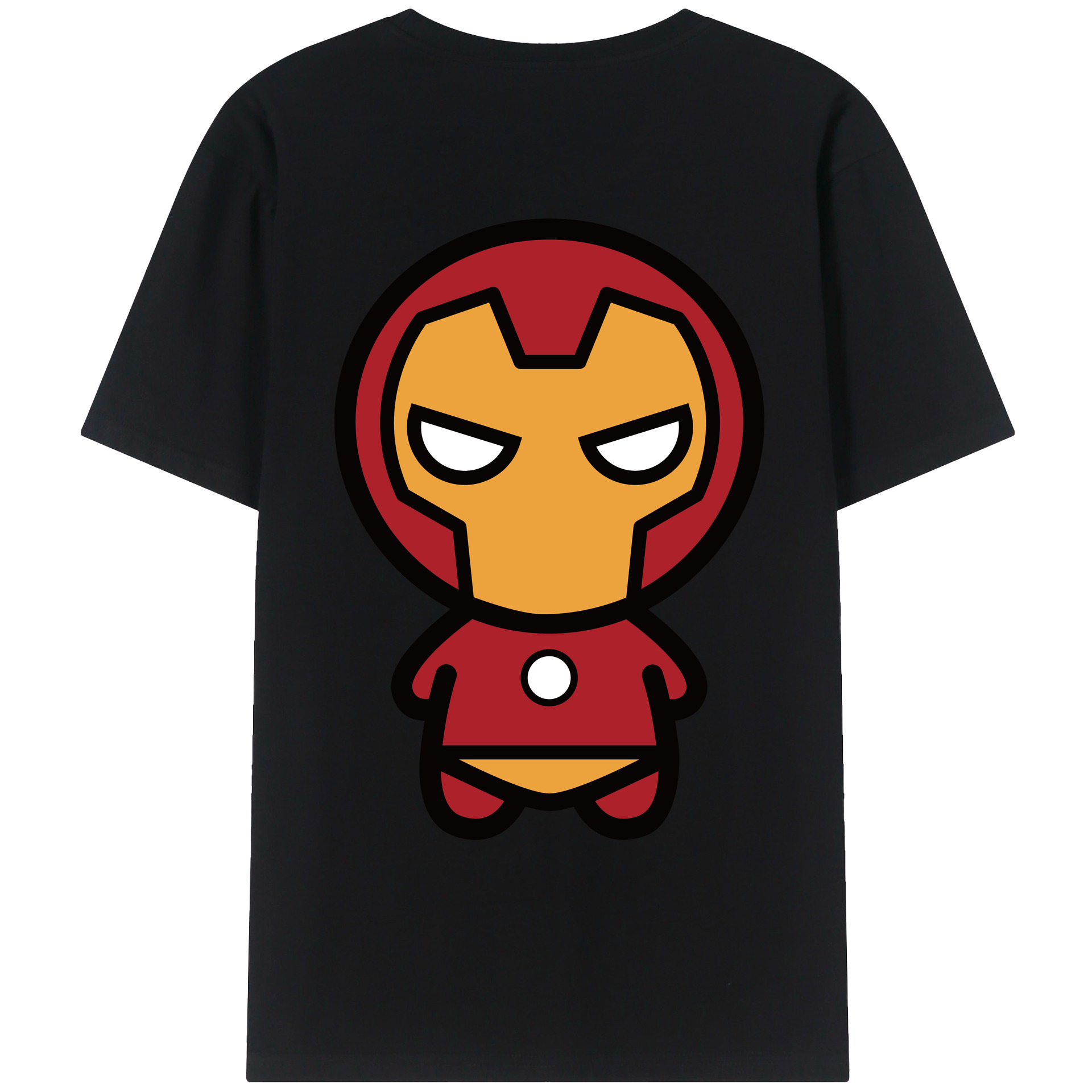 （画像用） アベンジャーズ The Avengers 綿100％ メンズ半袖Tシャツ（バックプリント） 通気性