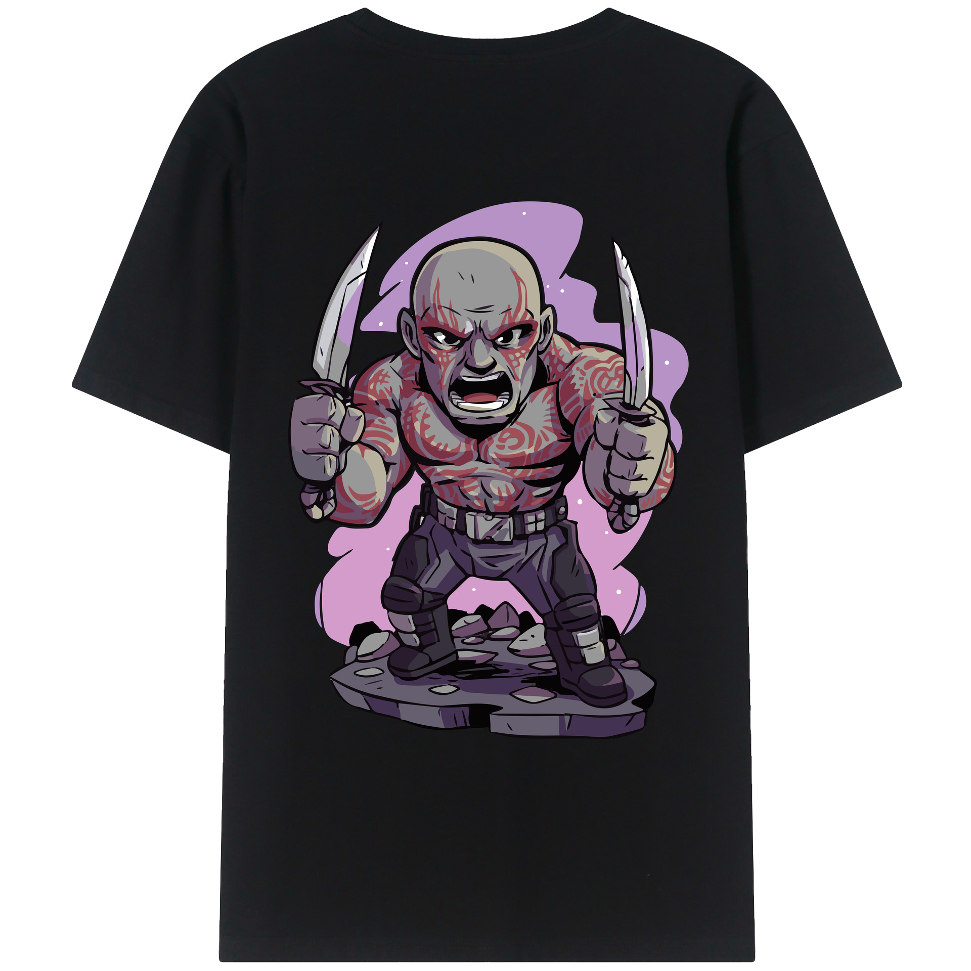 （画像用） アベンジャーズ The Avengers 綿100％ メンズ半袖Tシャツ（バックプリント） 通気性