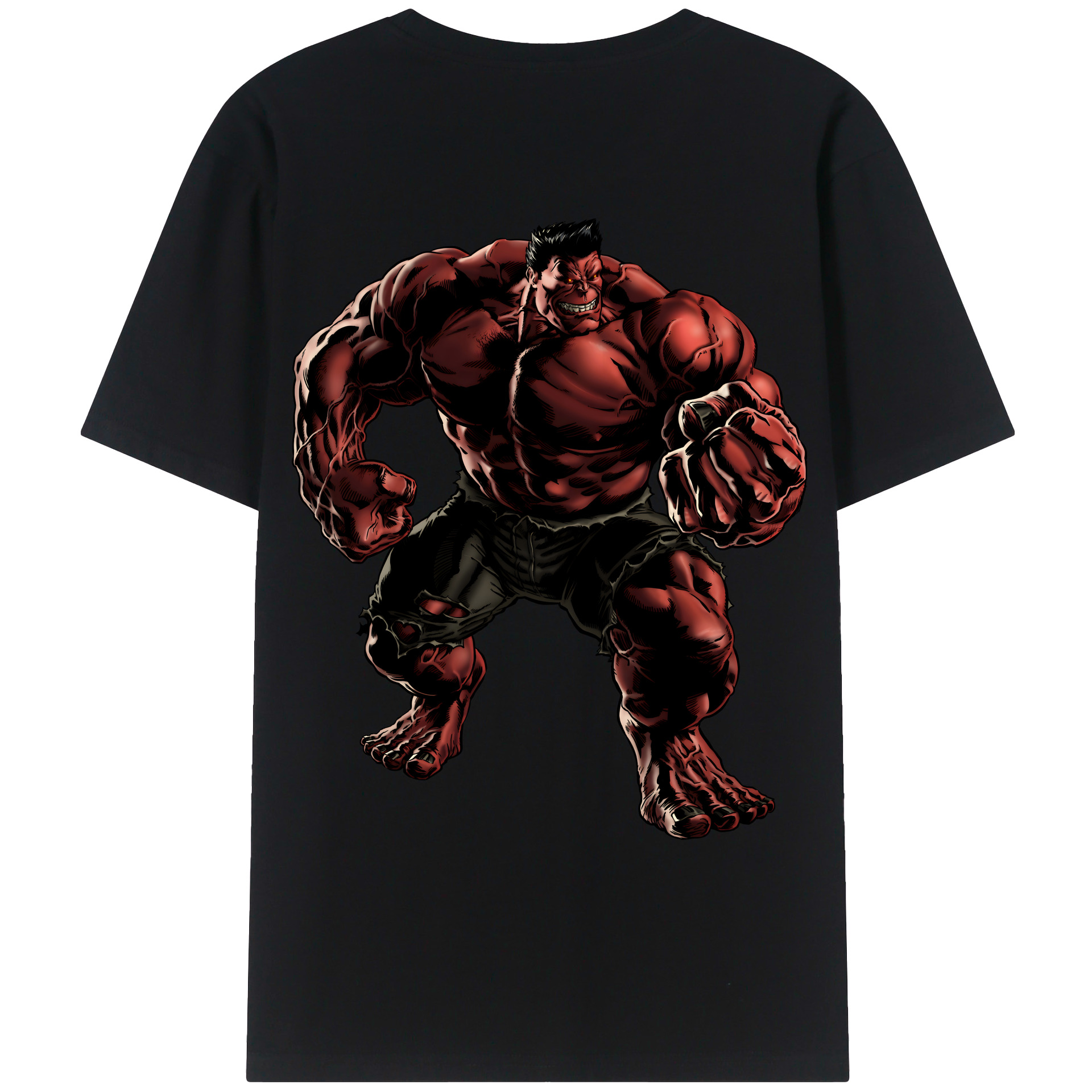 （画像用） アベンジャーズ The Avengers 綿100％ メンズ半袖Tシャツ（バックプリント） 通気性