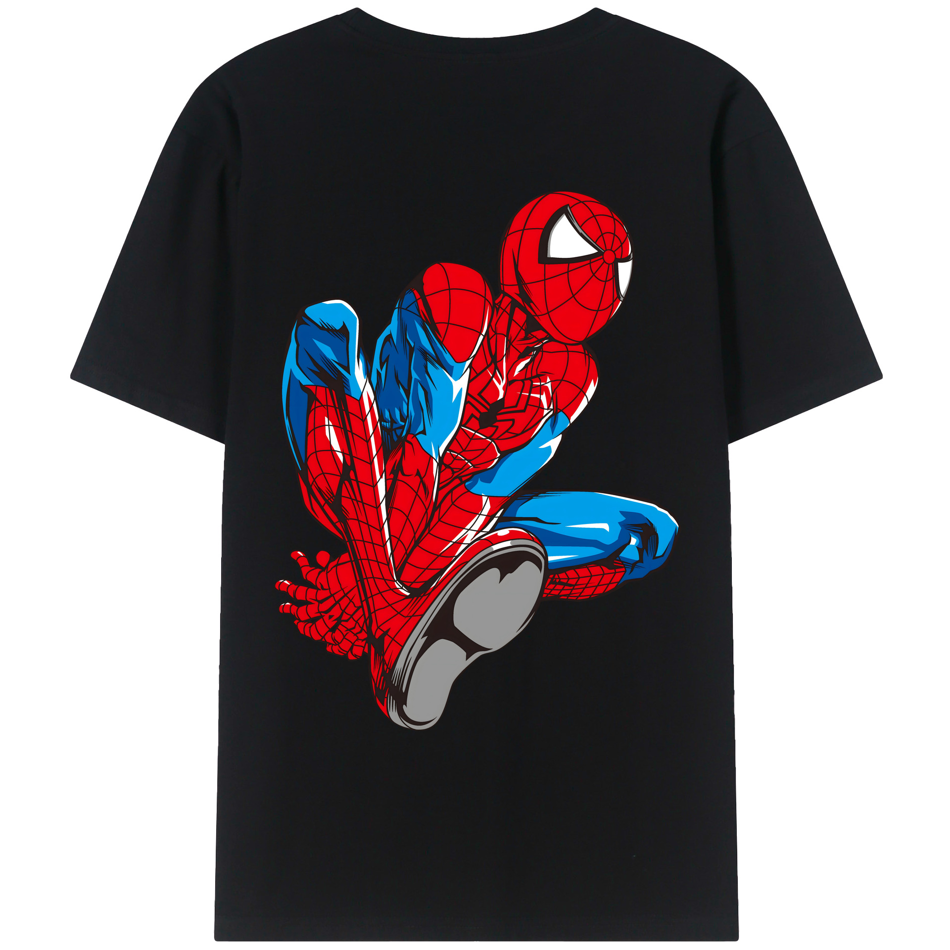 （画像用） アベンジャーズ The Avengers 綿100％ メンズ半袖Tシャツ（バックプリント） 通気性