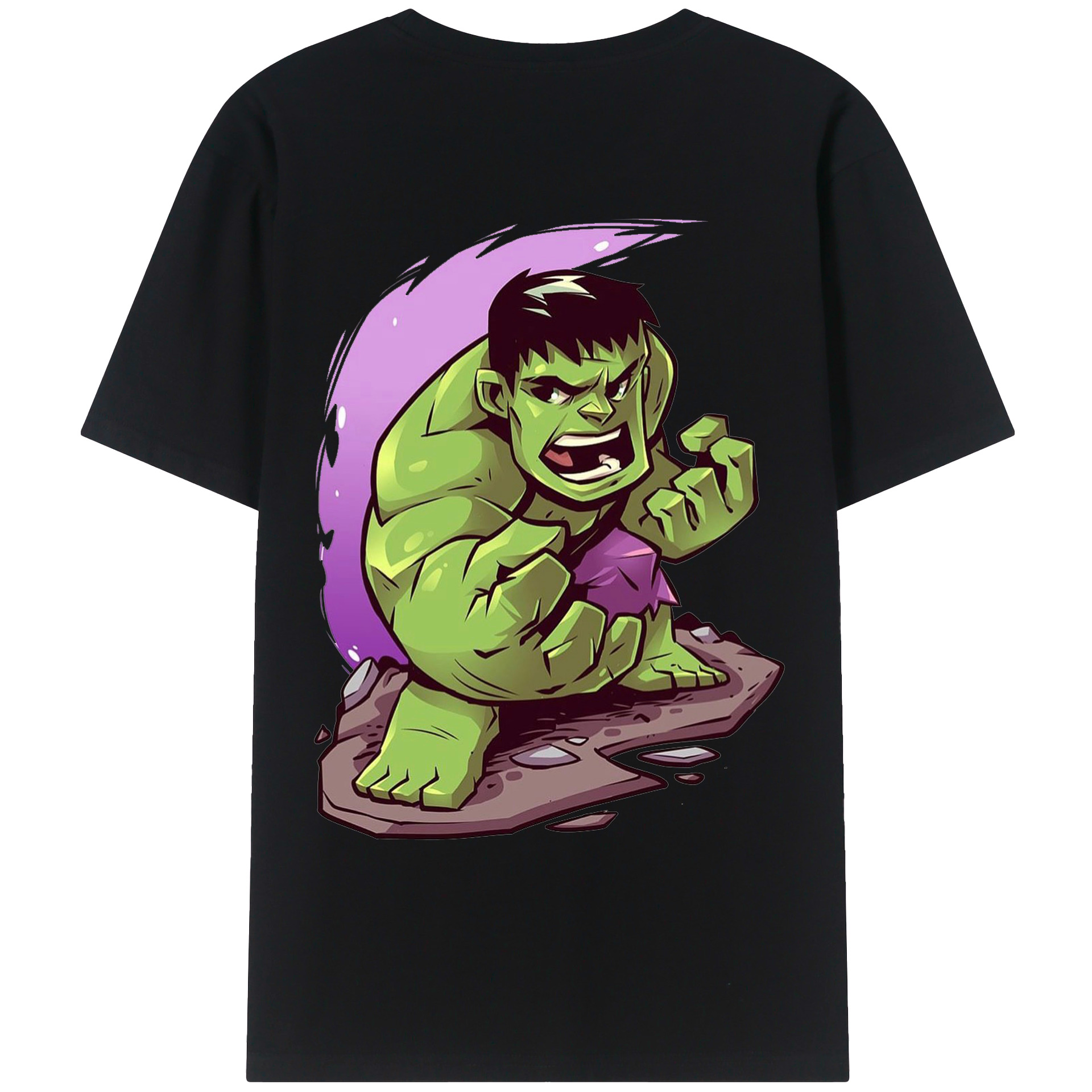 （画像用） アベンジャーズ The Avengers 綿100％ メンズ半袖Tシャツ（バックプリント） 通気性