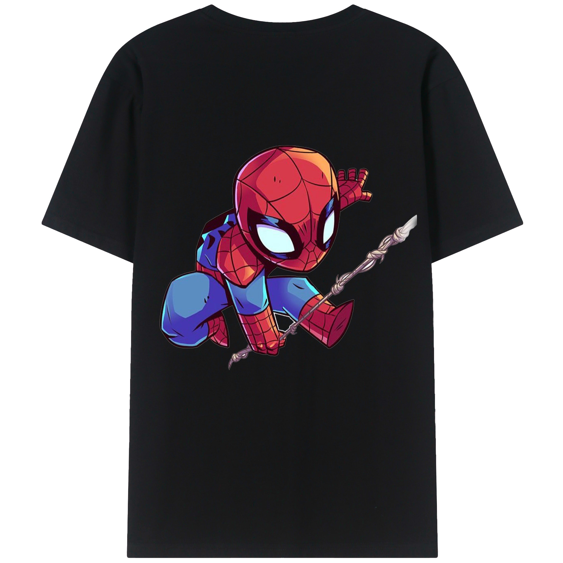 （画像用） アベンジャーズ The Avengers 綿100％ メンズ半袖Tシャツ（バックプリント） 通気性