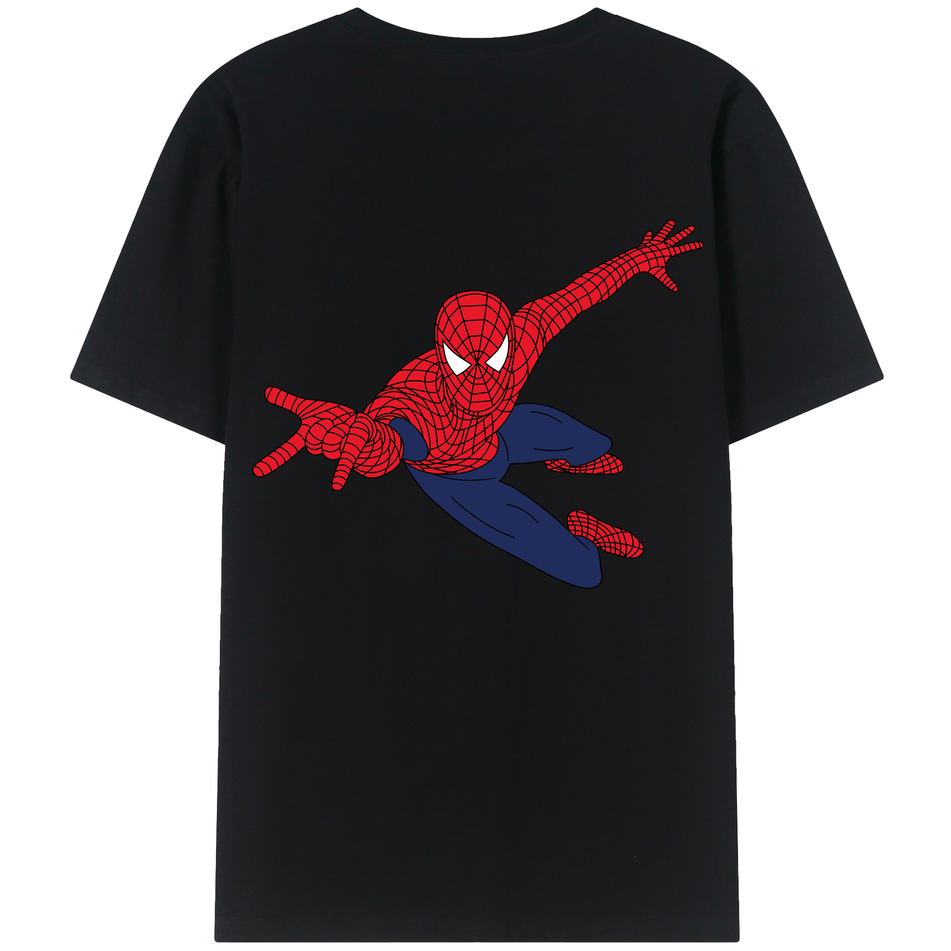 （画像用） アベンジャーズ The Avengers 綿100％ メンズ半袖Tシャツ（バックプリント） 通気性