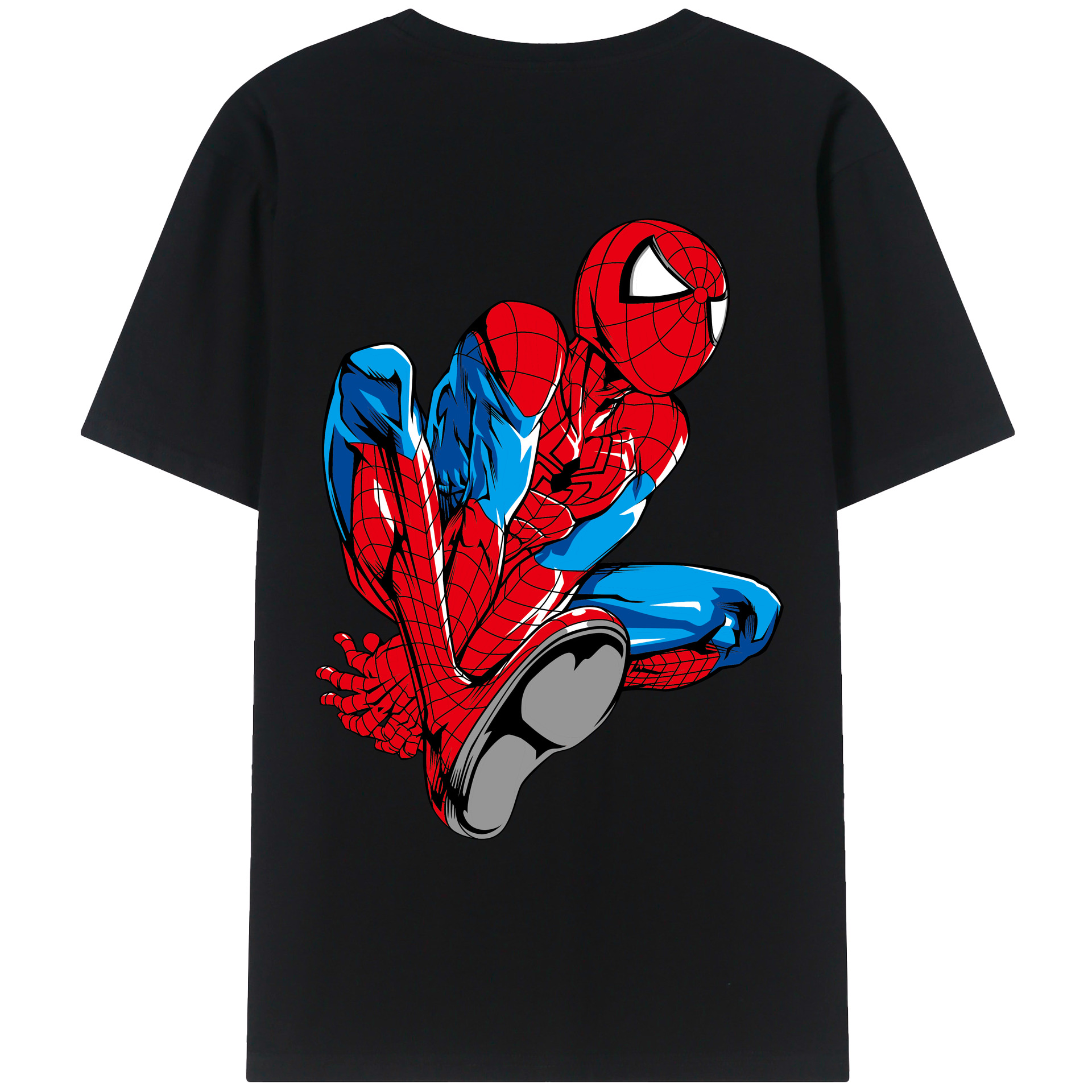 （画像用） アベンジャーズ The Avengers 綿100％ メンズ半袖Tシャツ（バックプリント） 通気性