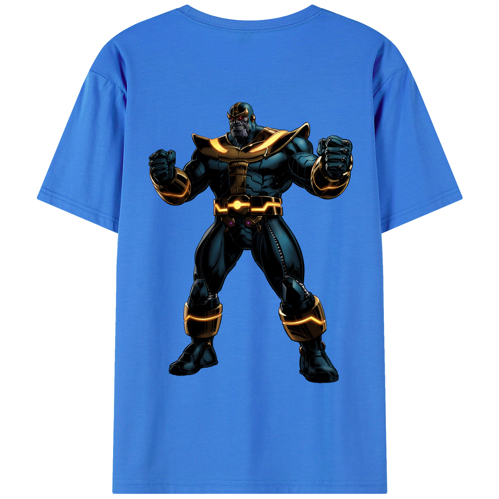 （画像用） アベンジャーズ The Avengers 綿100％ メンズ半袖Tシャツ（バックプリント） 通気性