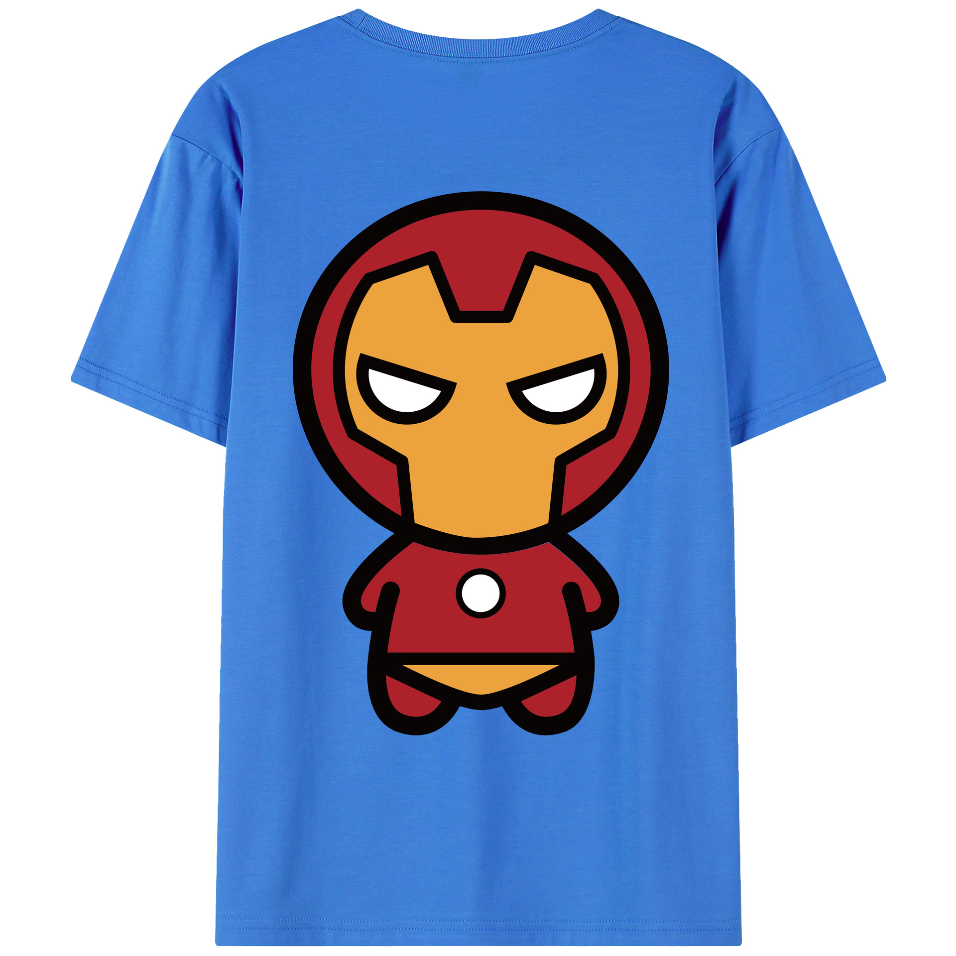 （画像用） アベンジャーズ The Avengers 綿100％ メンズ半袖Tシャツ（バックプリント） 通気性